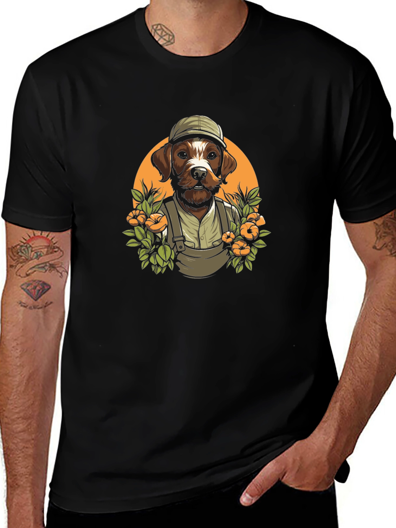 Variant 15 of Dog Gardener Graphic Tee - Cool & Quirky