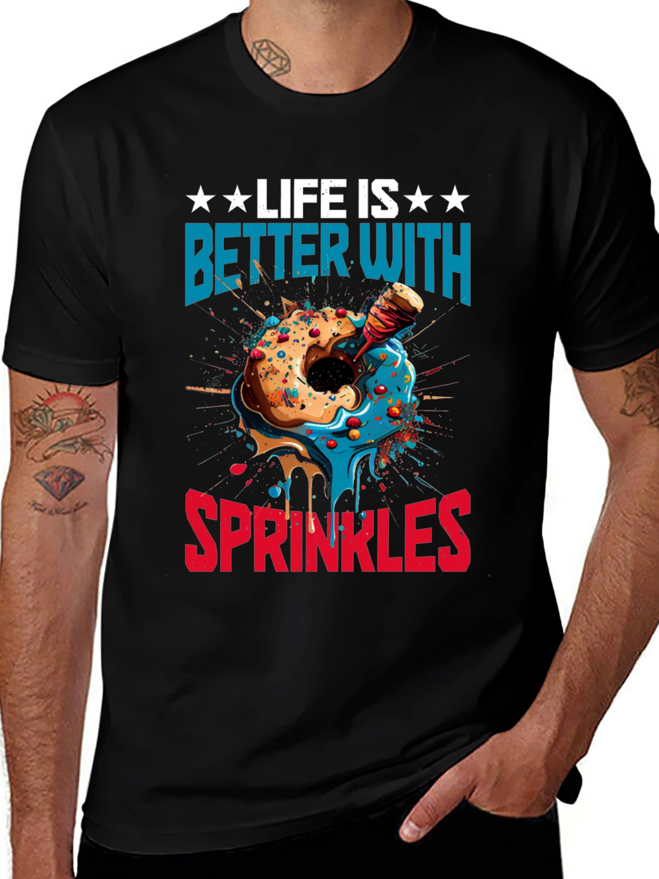 Variant 3 of Life is Better with Sprinkles T-Shirt