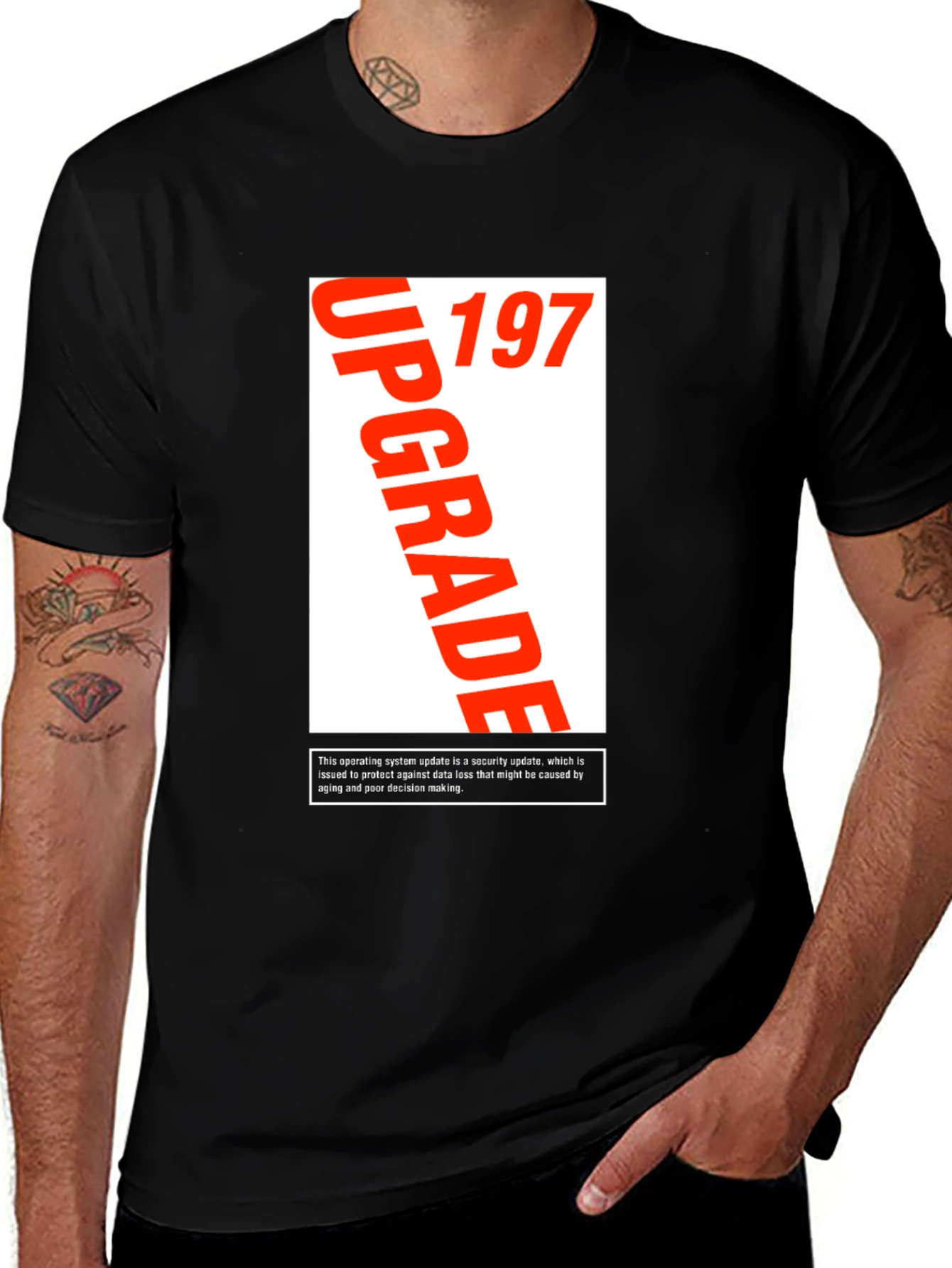 Upgrade 197 Graphic Tee - Security Update Design