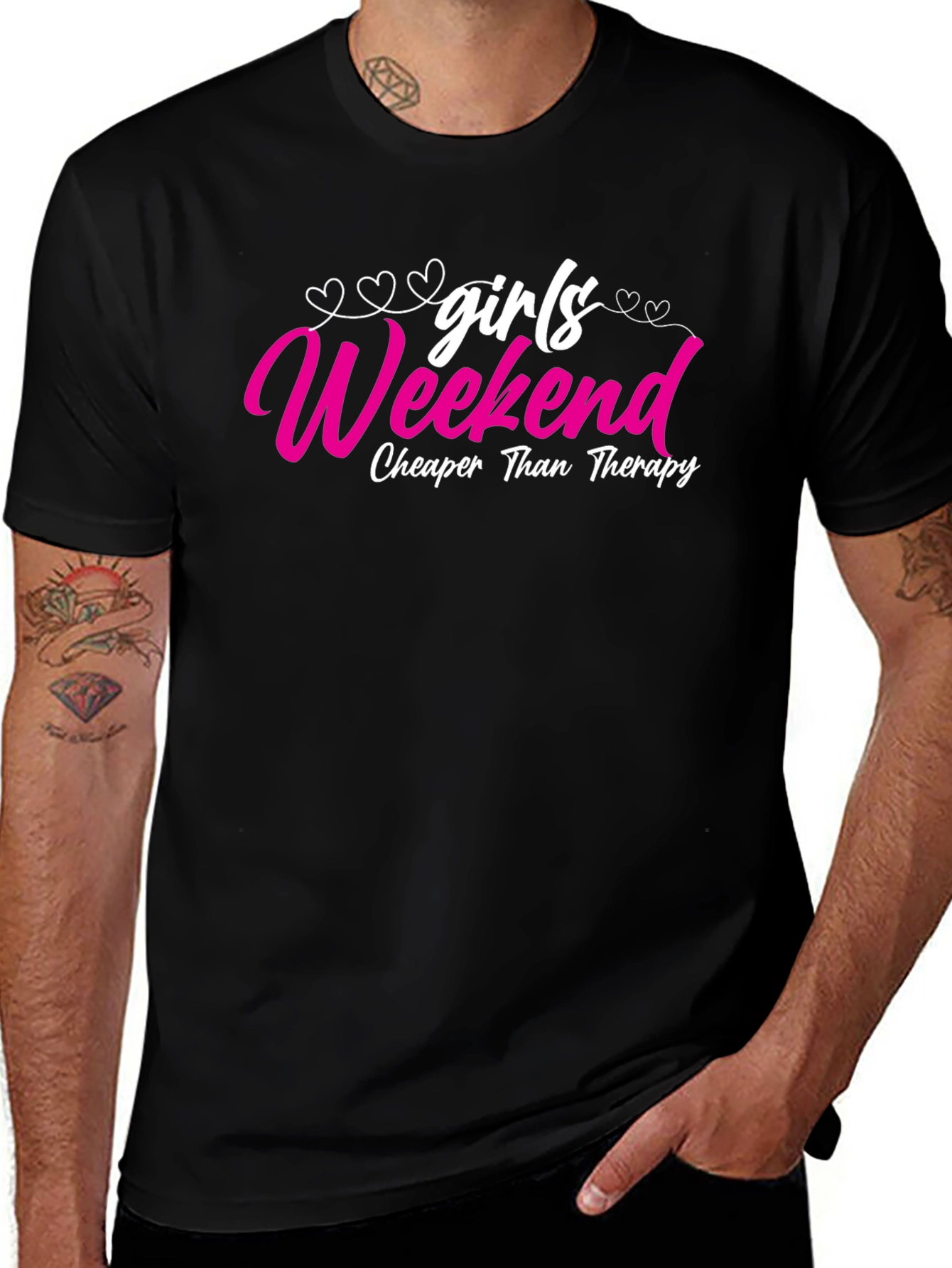 Variant 6 of Girls Weekend T-Shirt - Cheaper Than Therapy