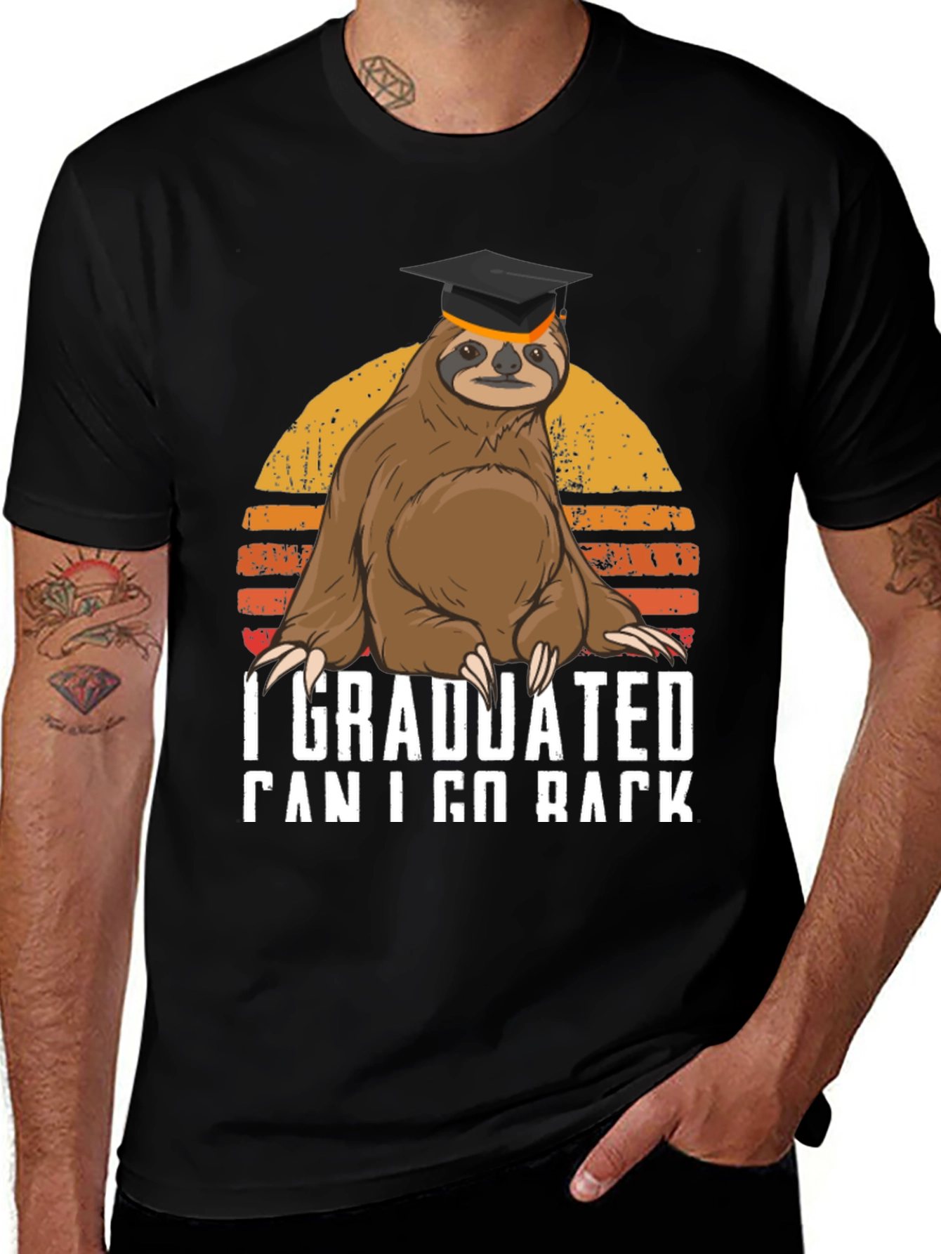 Variant 8 of Graduation Sloth T-Shirt