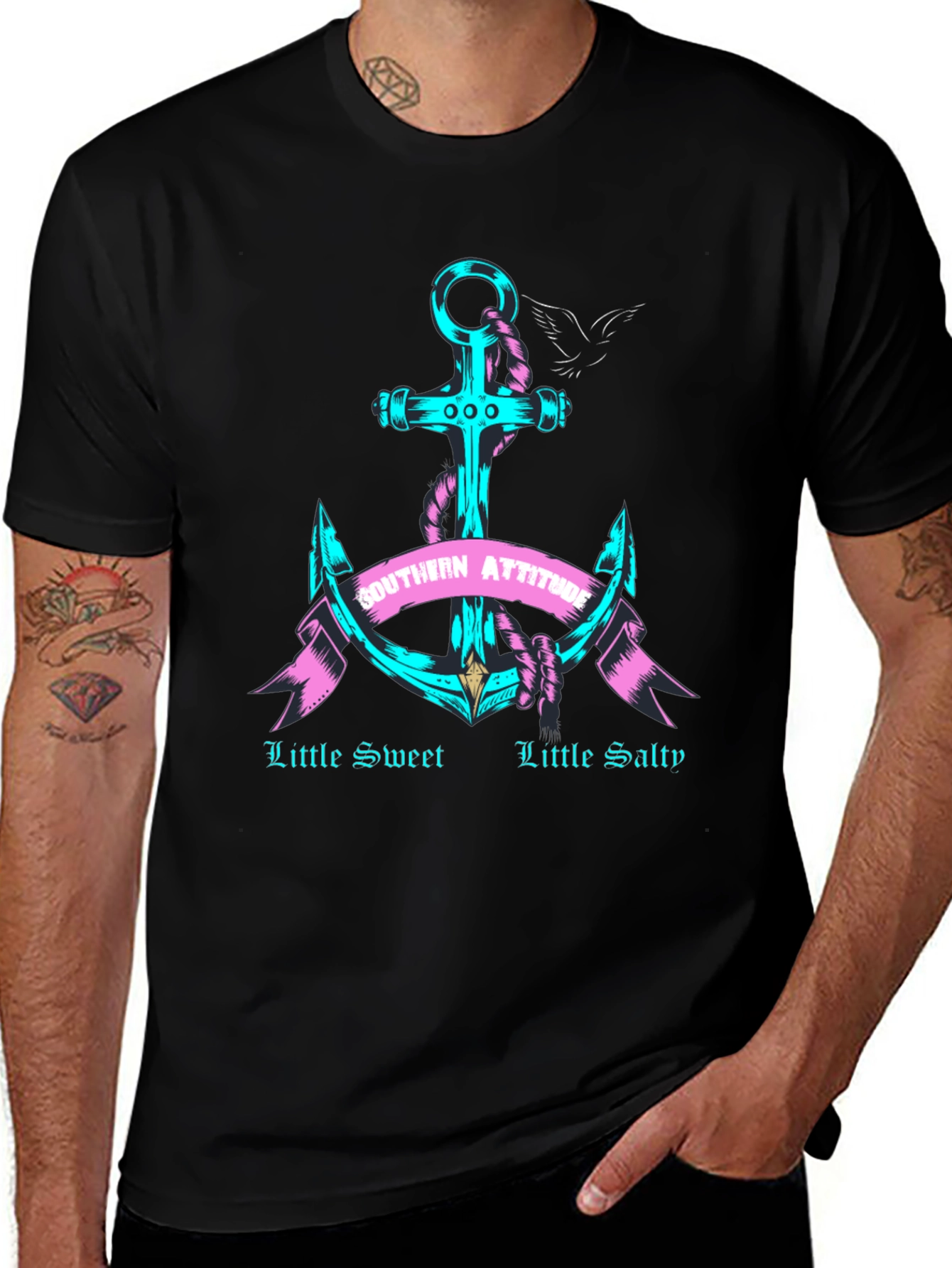 Variant 17 of Southern Attitude Anchor Graphic T-Shirt