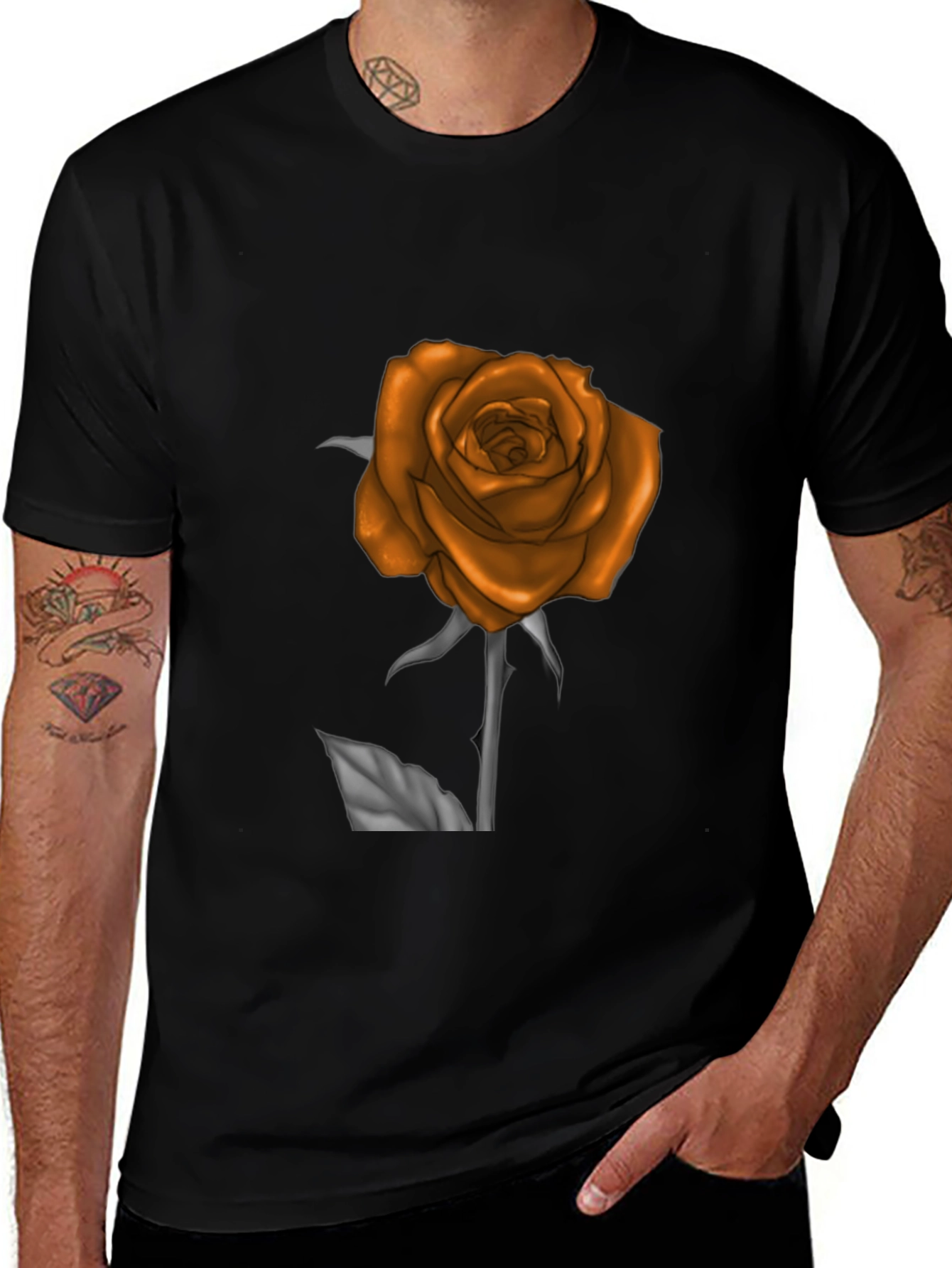 Variant 13 of Rose Graphic T-Shirt