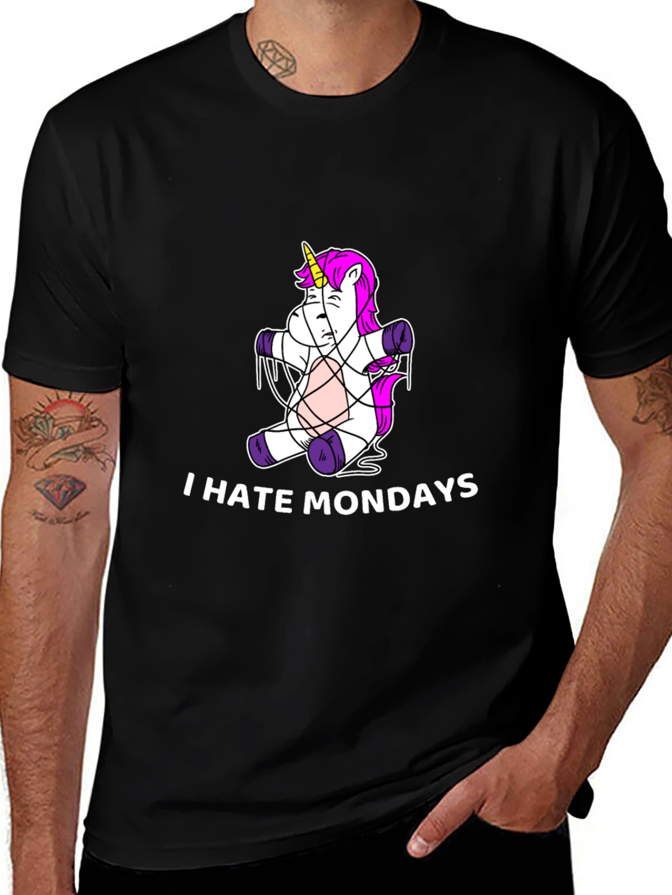 Variant 18 of I Hate Mondays Unicorn T-Shirt