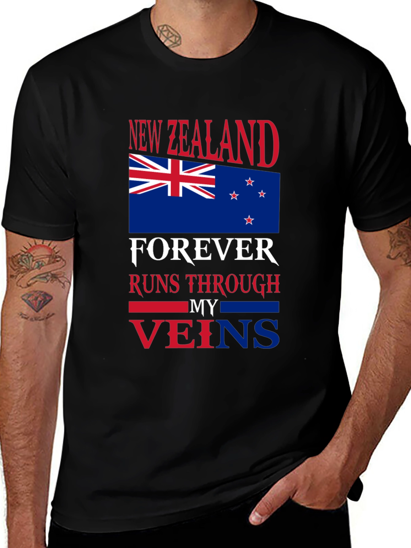 Variant 11 of New Zealand Forever Graphic T-Shirt
