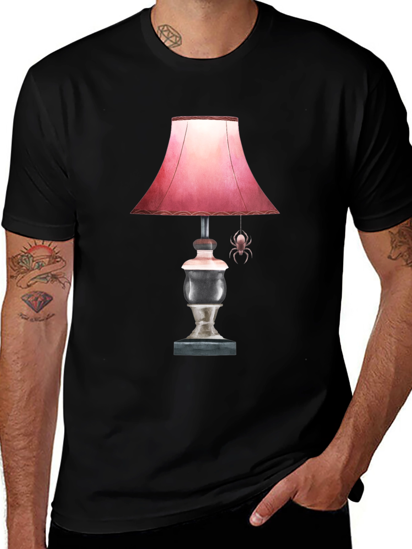 Variant 10 of Black T-Shirt with Leg Lamp Graphic Novelty