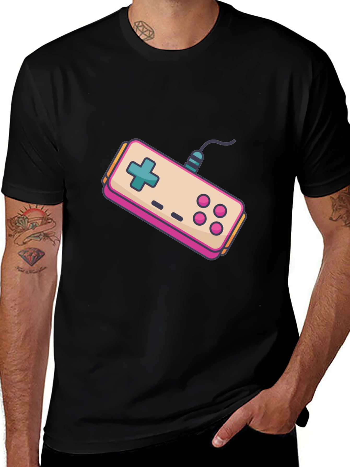 Variant 5 of Retro Gaming T-Shirt - Vintage Console Controller Design