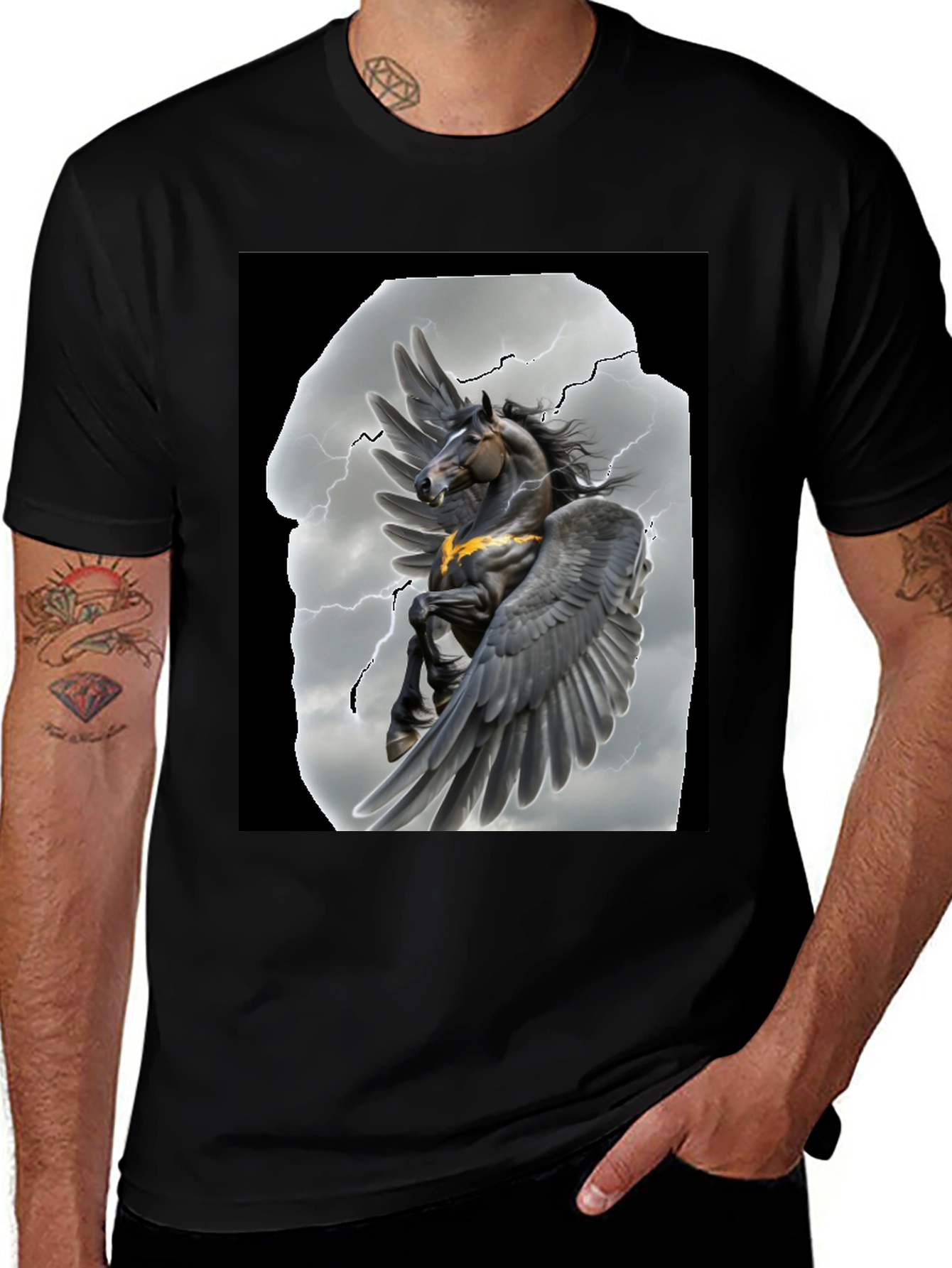 Pegasus T-Shirt - Mythical Horse Graphic Tee