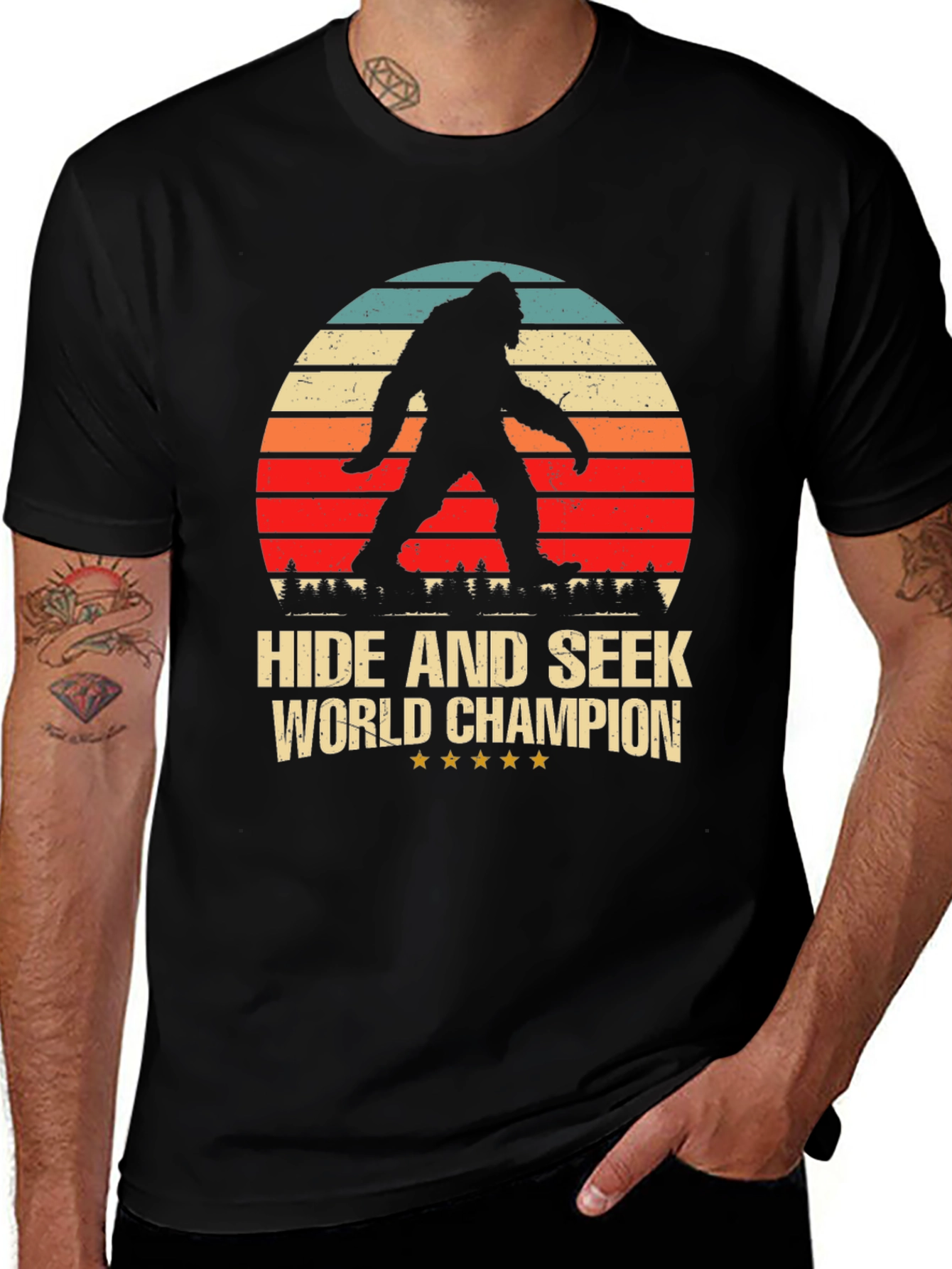 Hide & Seek World Champion Bigfoot T-Shirt