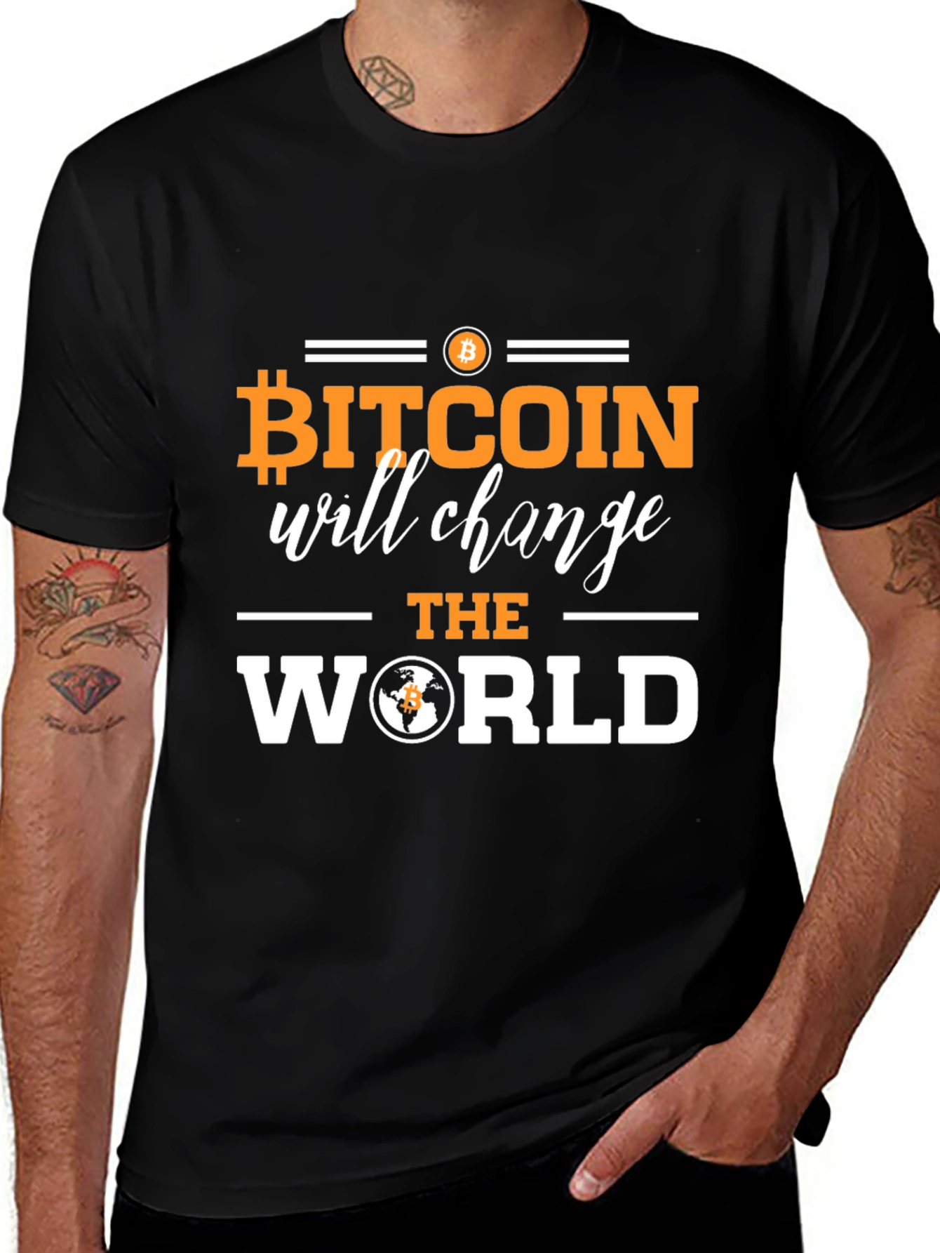 Variant 3 of Bitcoin Will Change the World T-Shirt