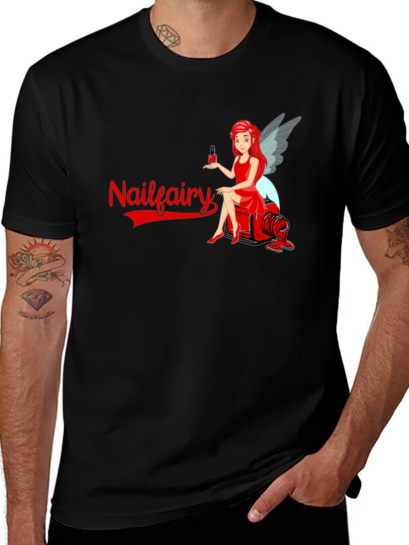 Nailfairy Black T-Shirt
