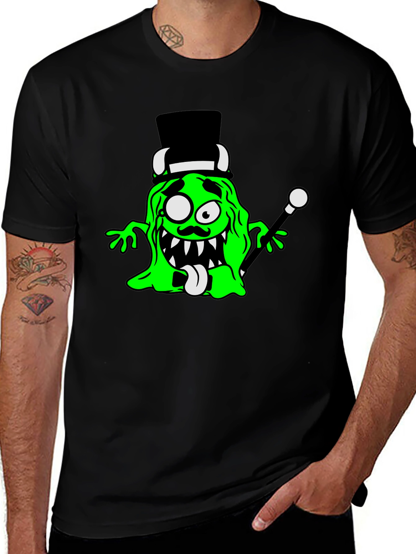 Variant 19 of Green Monster Graphic T-Shirt