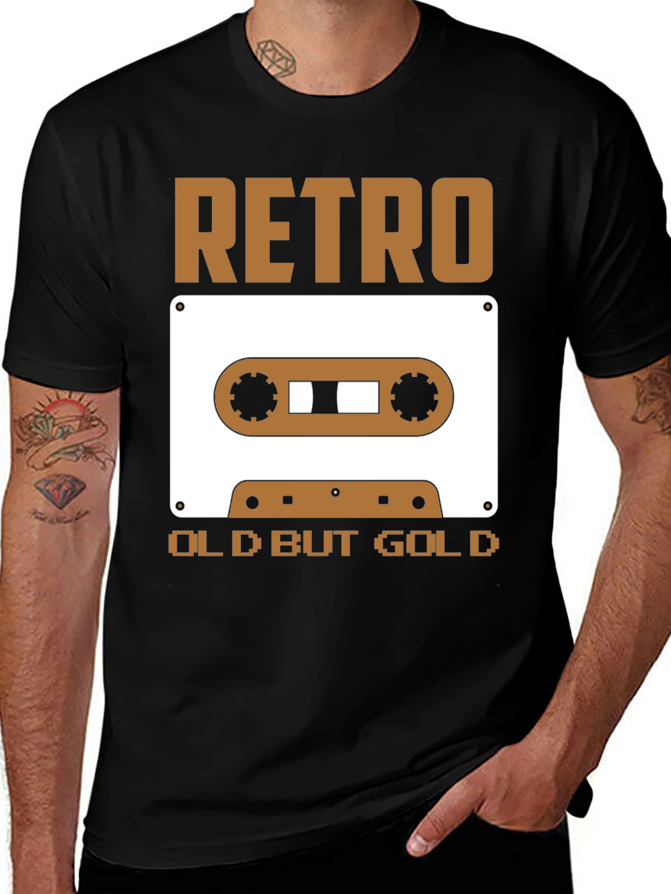 Variant 28 of Retro Cassette Tape Graphic Tee