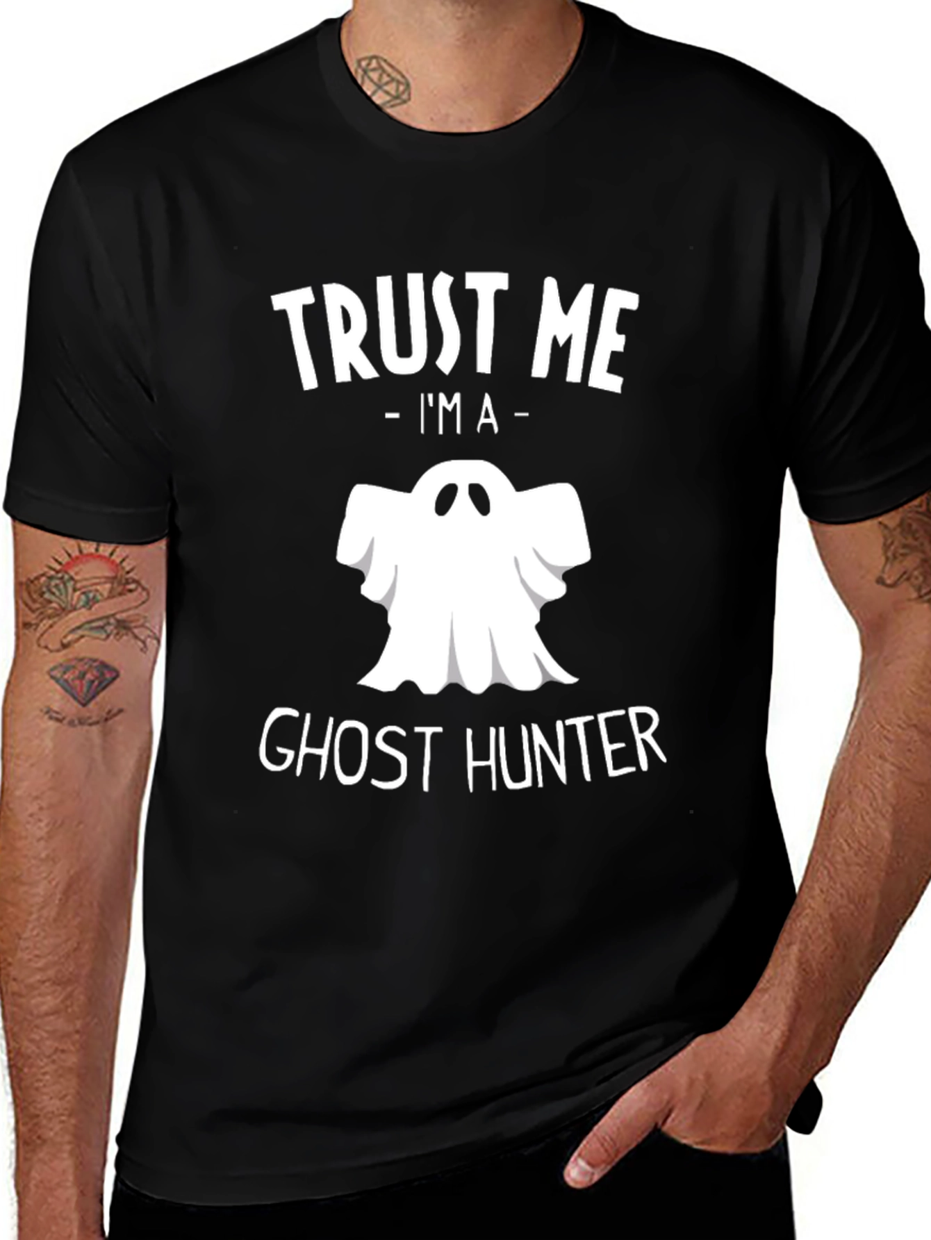 Variant 2 of Trust Me I'm A Ghost Hunter T-Shirt