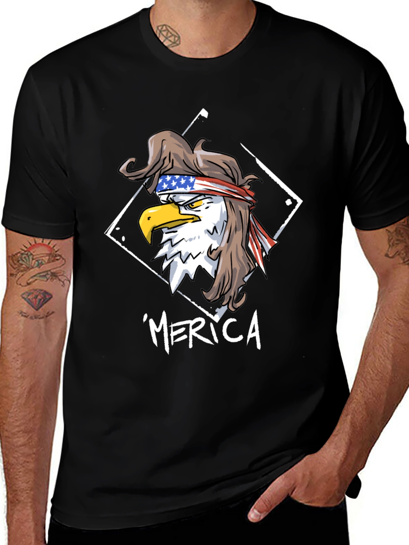 Variant 17 of Patriotic Eagle T-Shirt - 'Merica!
