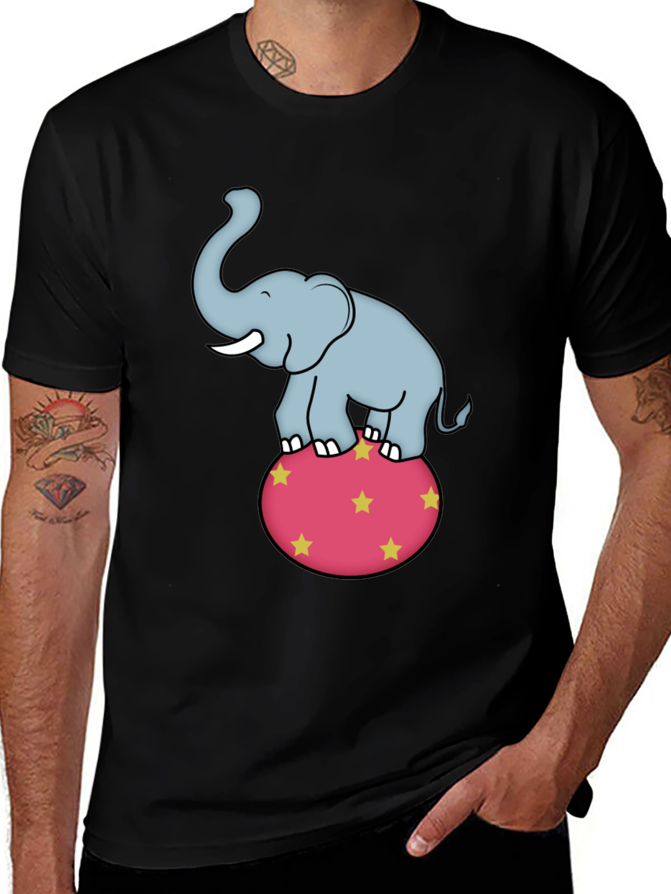 Variant 18 of Circus Elephant T-Shirt