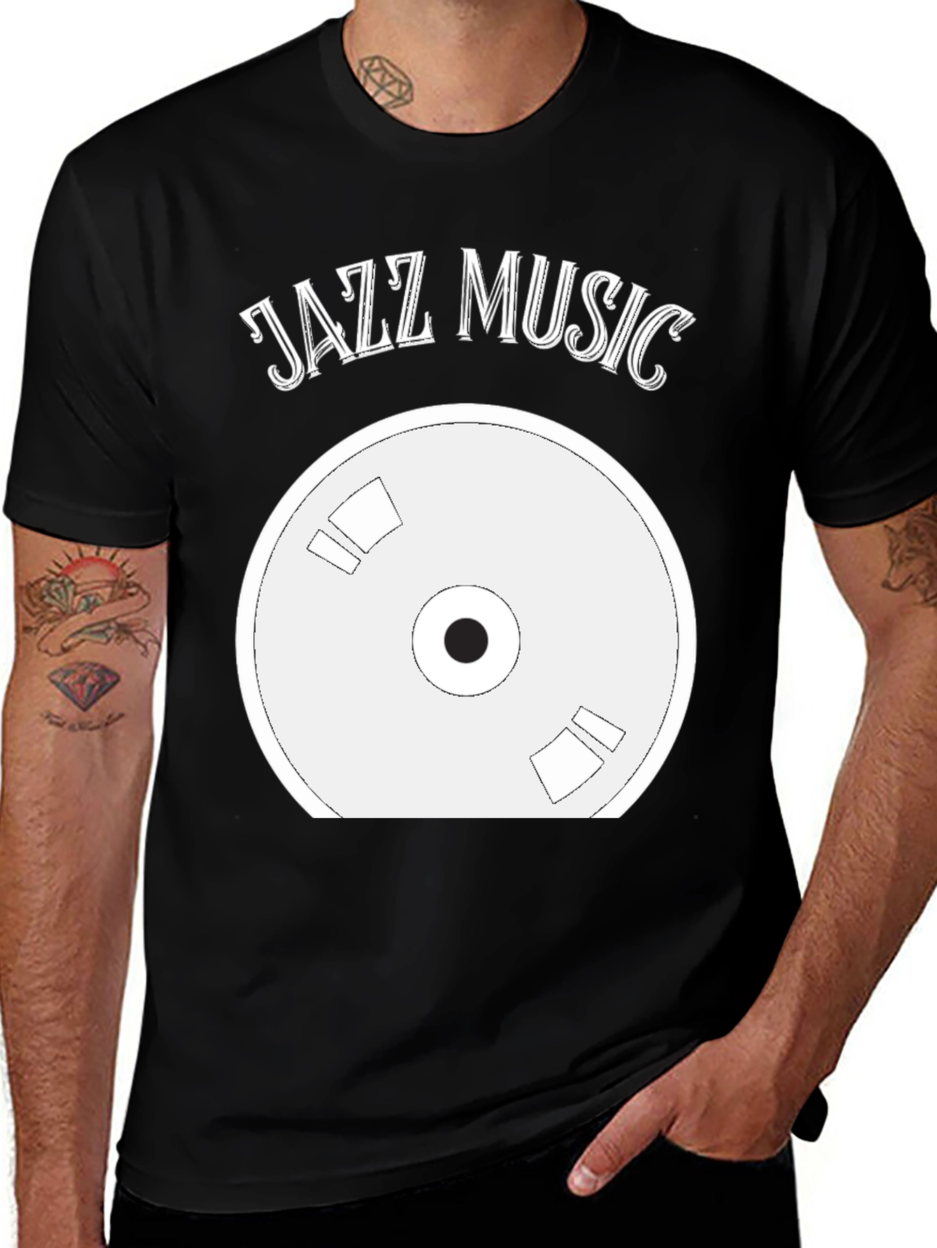 Variant 11 of Jazz Music Reel to Reel T-Shirt