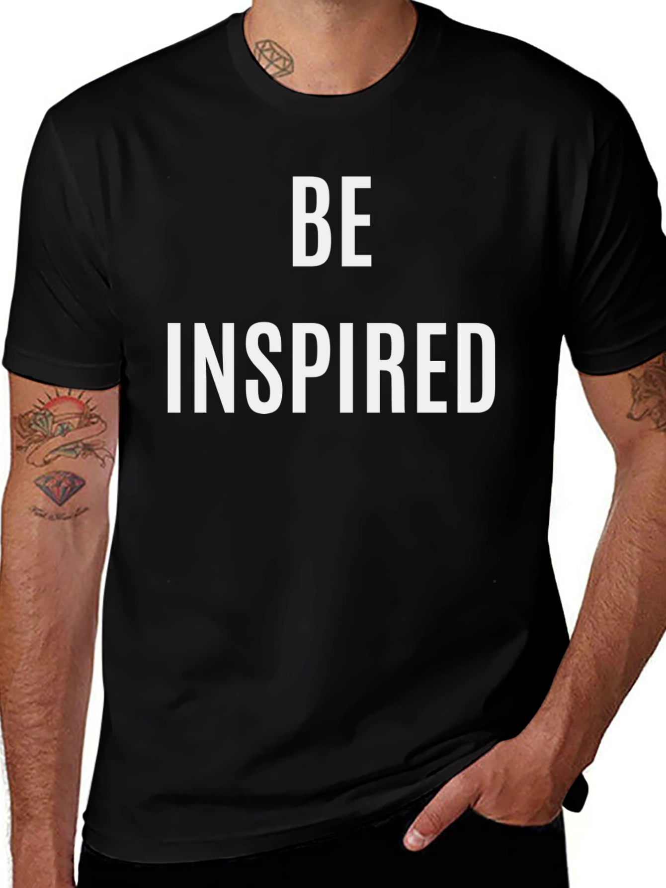 Variant 14 of Be Inspired Black T-Shirt