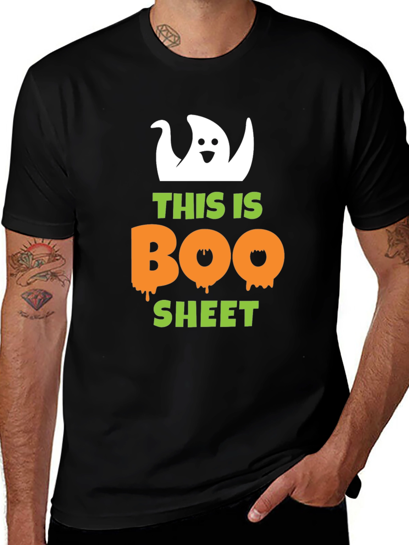 Halloween This is Boo Sheet Funny Ghost T-Shirt