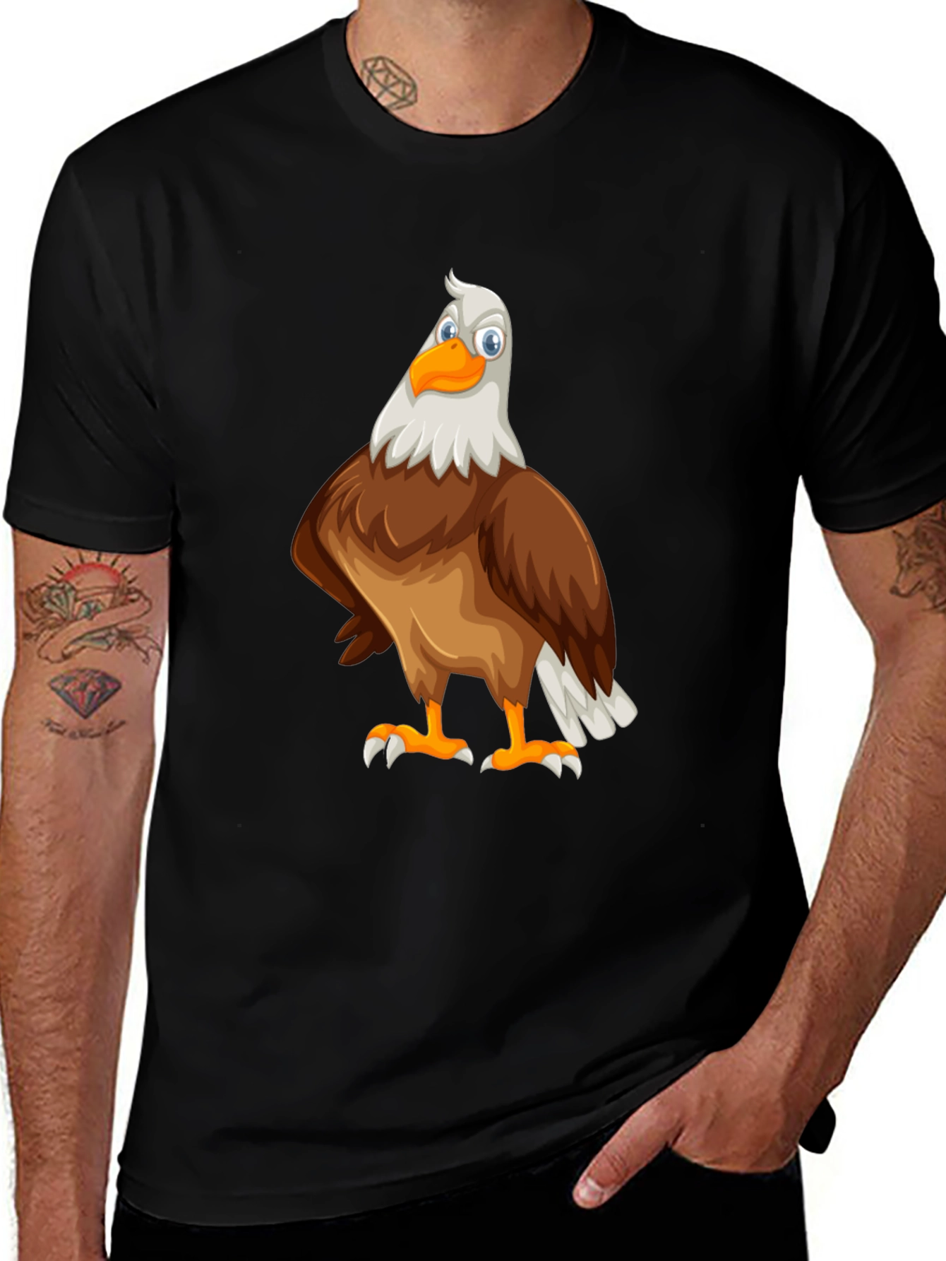 Eagle Graphic T-Shirt - Classic Black Tee