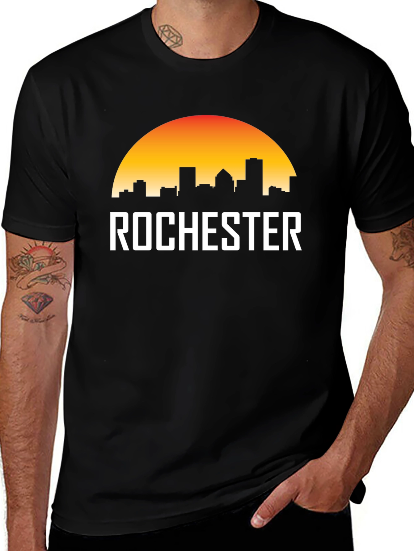 Variant 7 of Rochester Cityscape T-Shirt