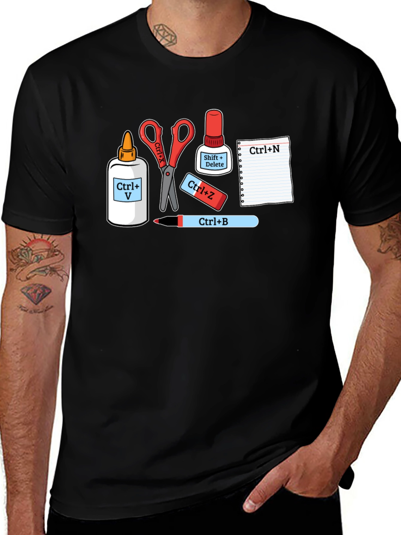 Ctrl+ T-Shirt - Graphic Tee for Designers