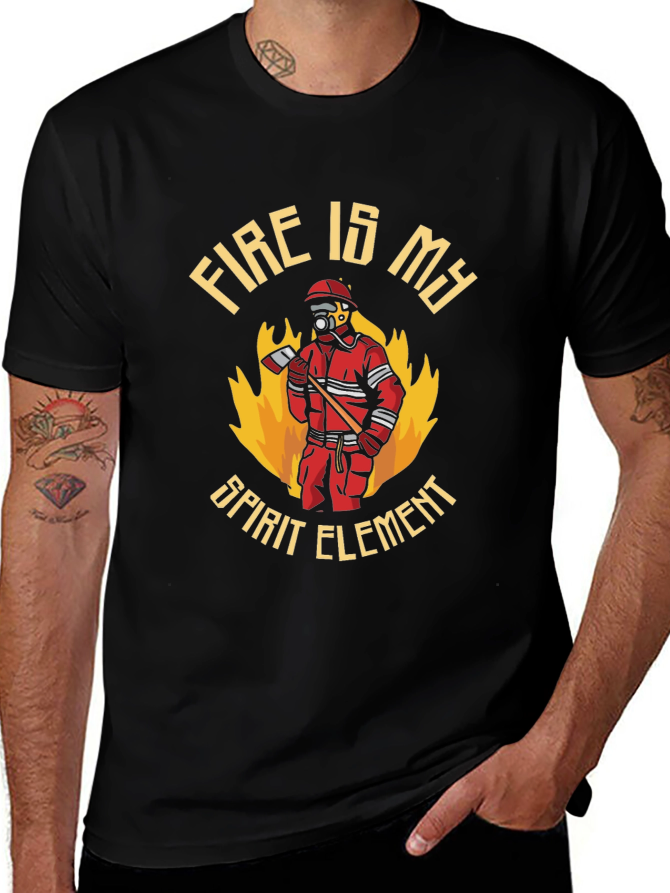 Firefighter Spirit Element T-Shirt