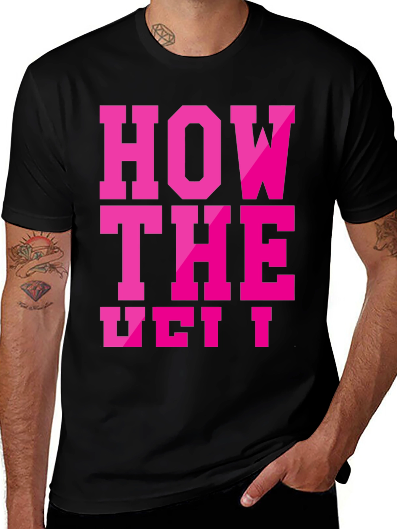 Variant 30 of How The Veil T-Shirt - Bold Graphic Tee