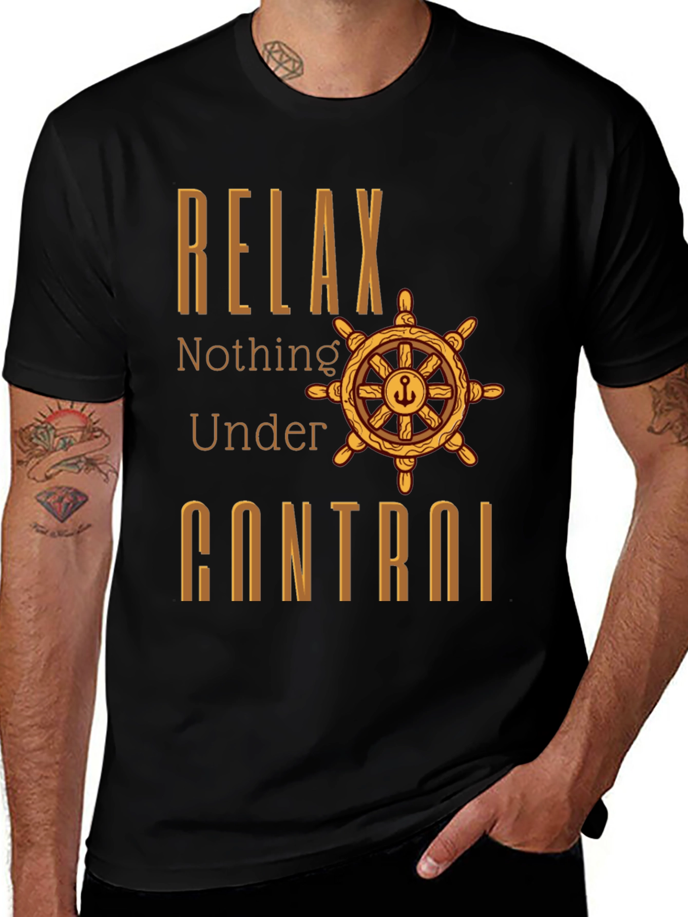 Variant 26 of Relax, Nothing Under Control T-Shirt