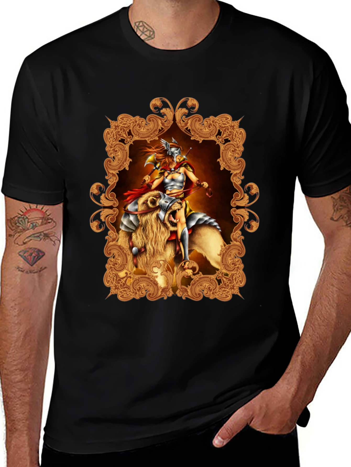 Valkyrie Lion Ride T-Shirt