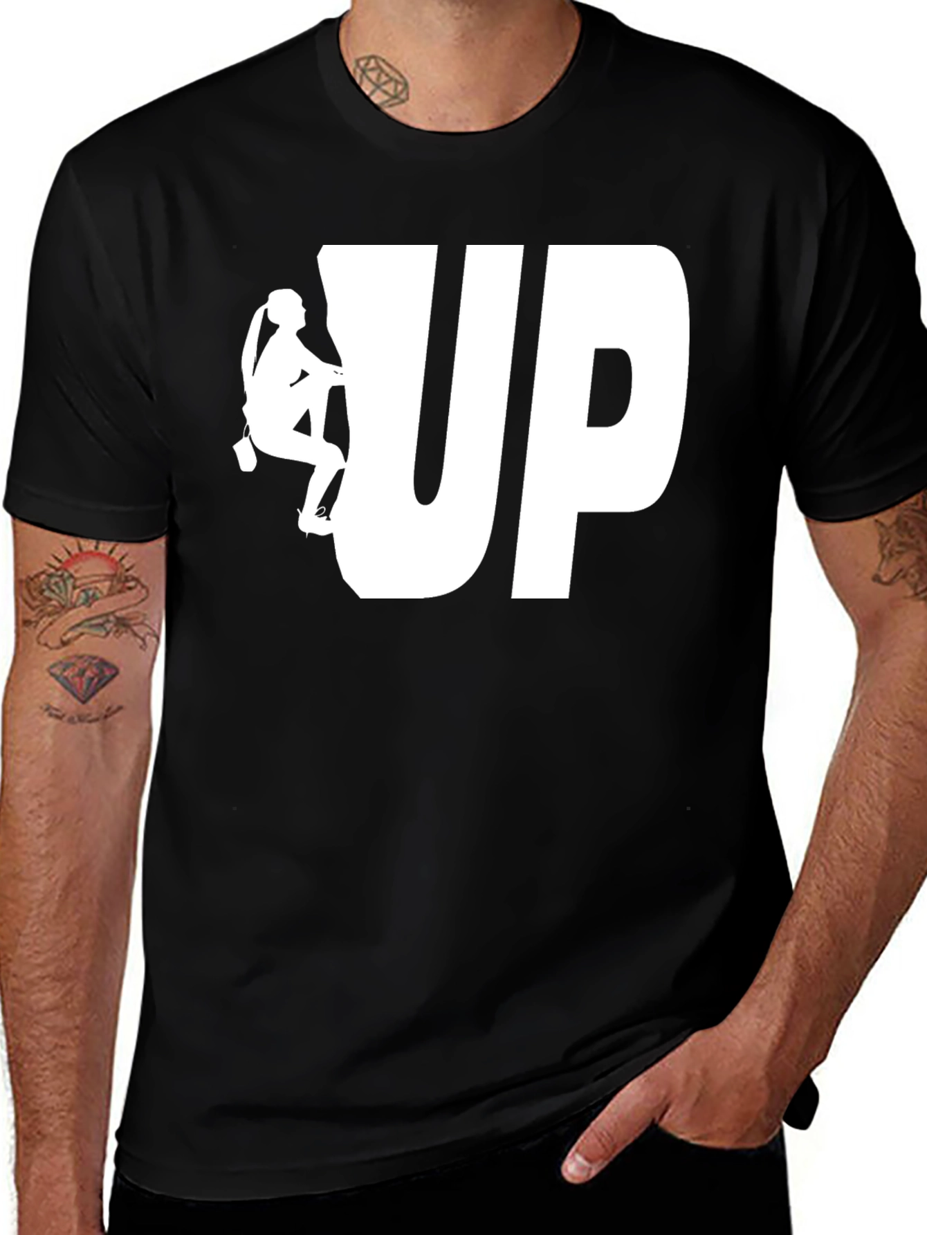 Variant 16 of Climb Up T-Shirt - Adventure Tee