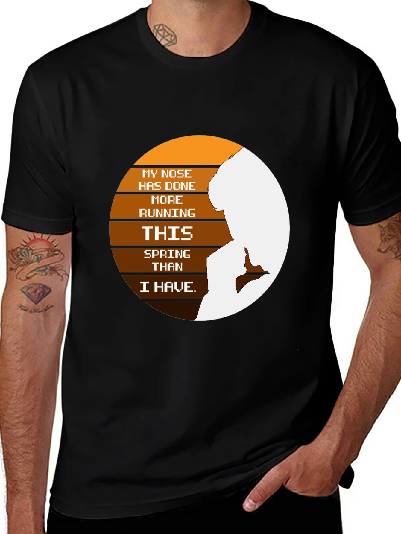 Variant 9 of Funny 'My Nose' Spring T-Shirt