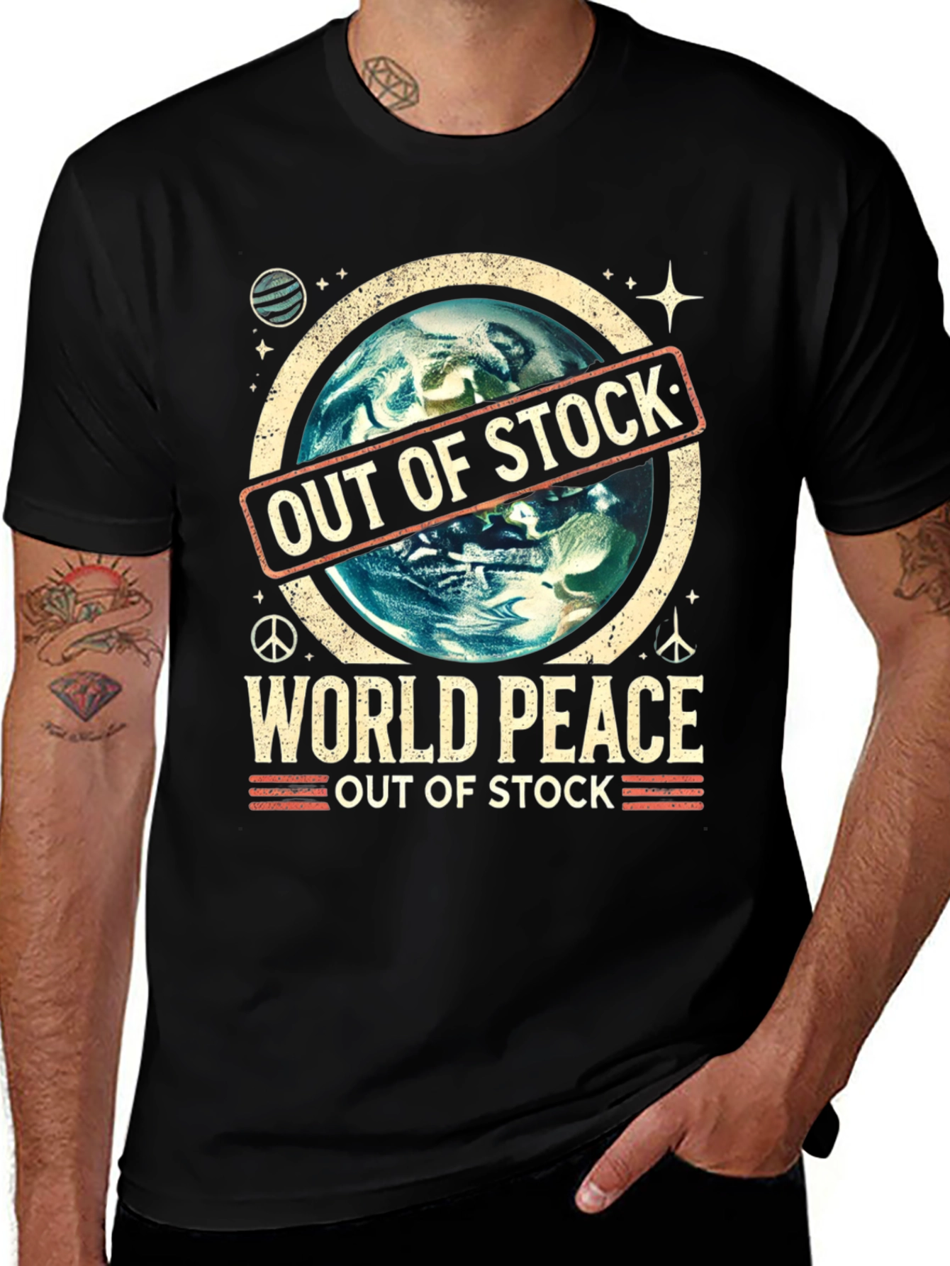 Variant 7 of Out of Stock World Peace T-Shirt