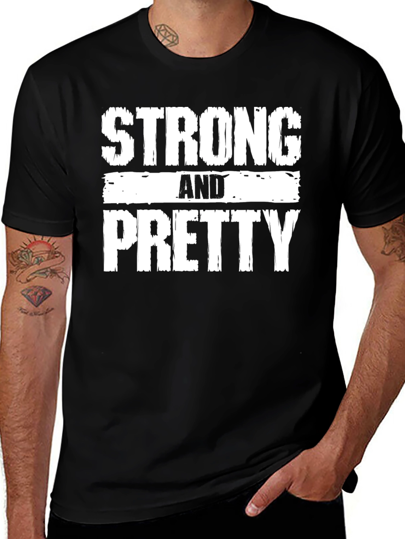 Variant 21 of Strong and Pretty Graphic Tee