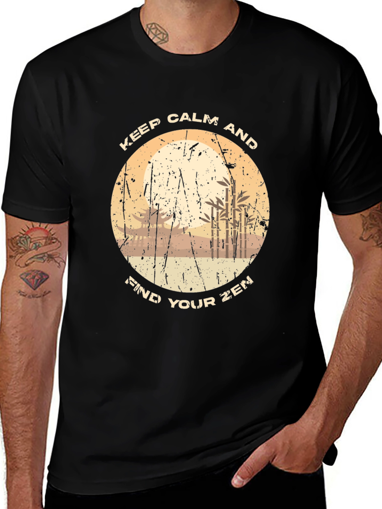 Variant 6 of Keep Calm Find Your Zen Graphic T-Shirt