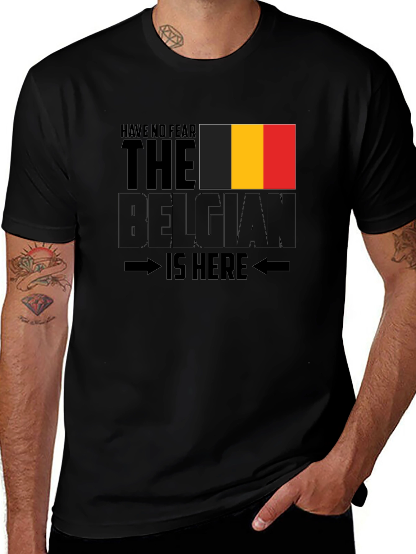 Belgian Pride T-Shirt - Have No Fear, The Belgian Is Here!