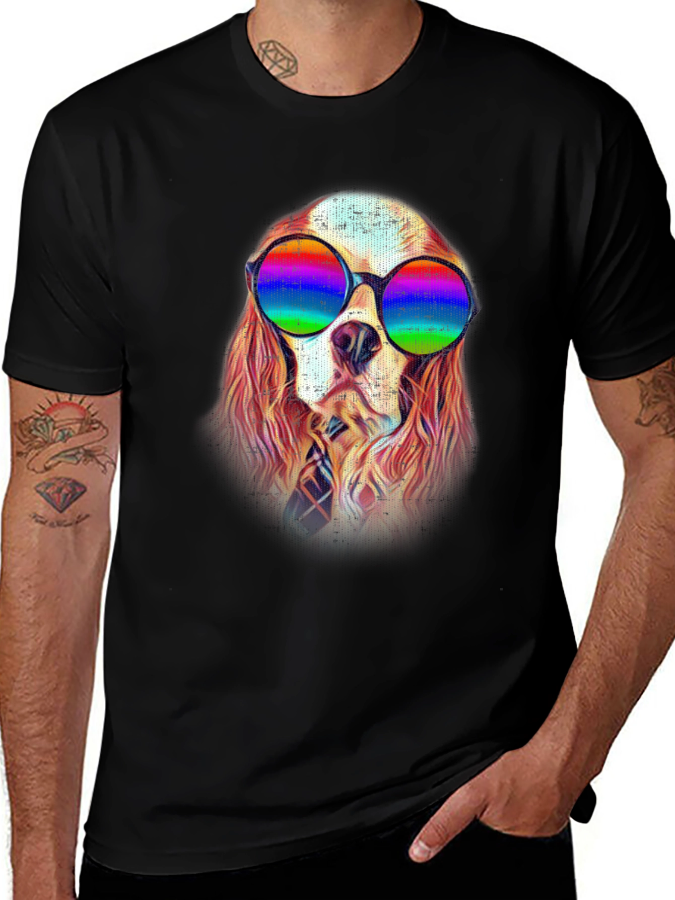 Variant 30 of Cool Dog in Shades Graphic Tee