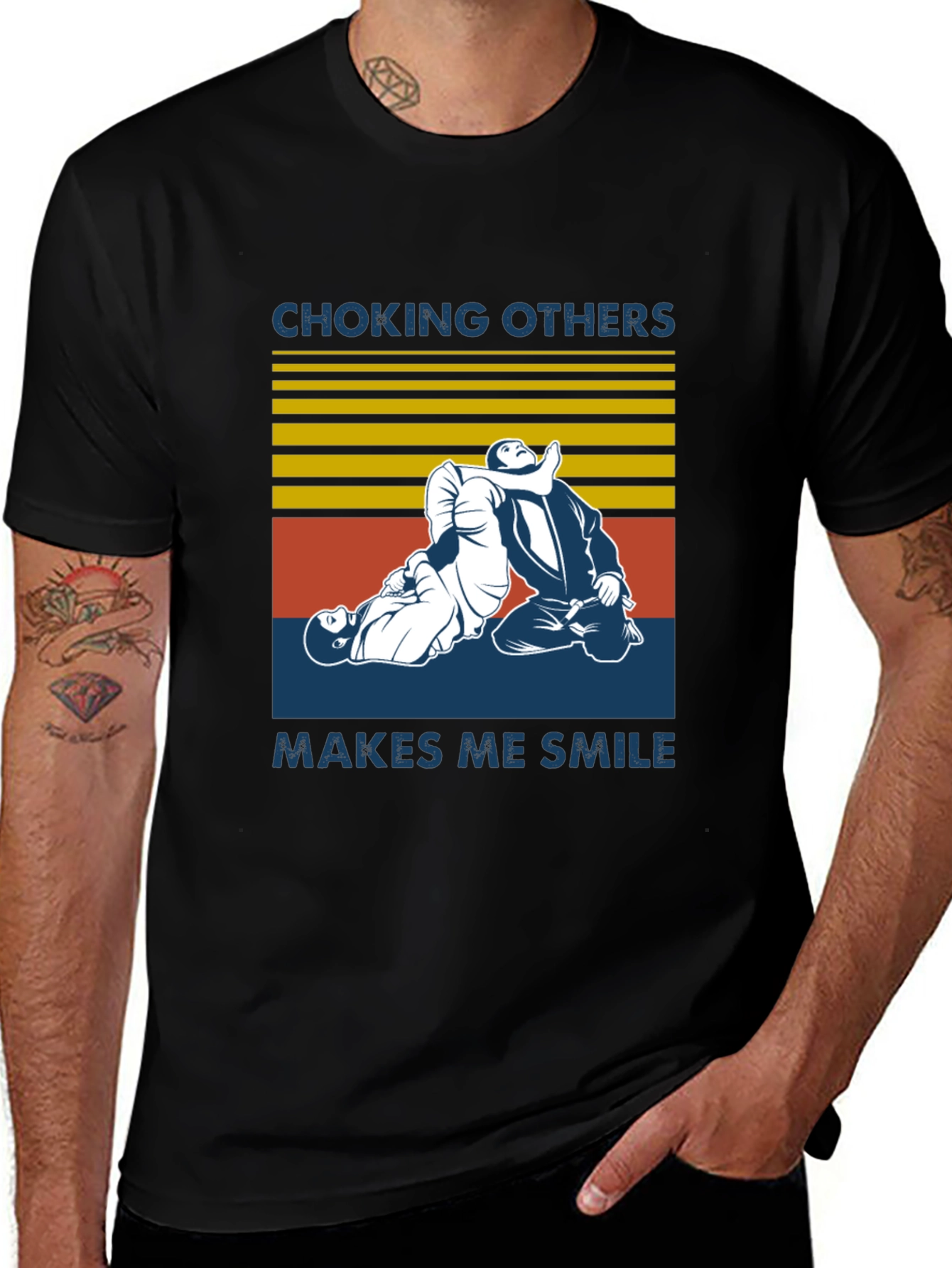 Variant 3 of Choking Others Makes Me Smile T-Shirt