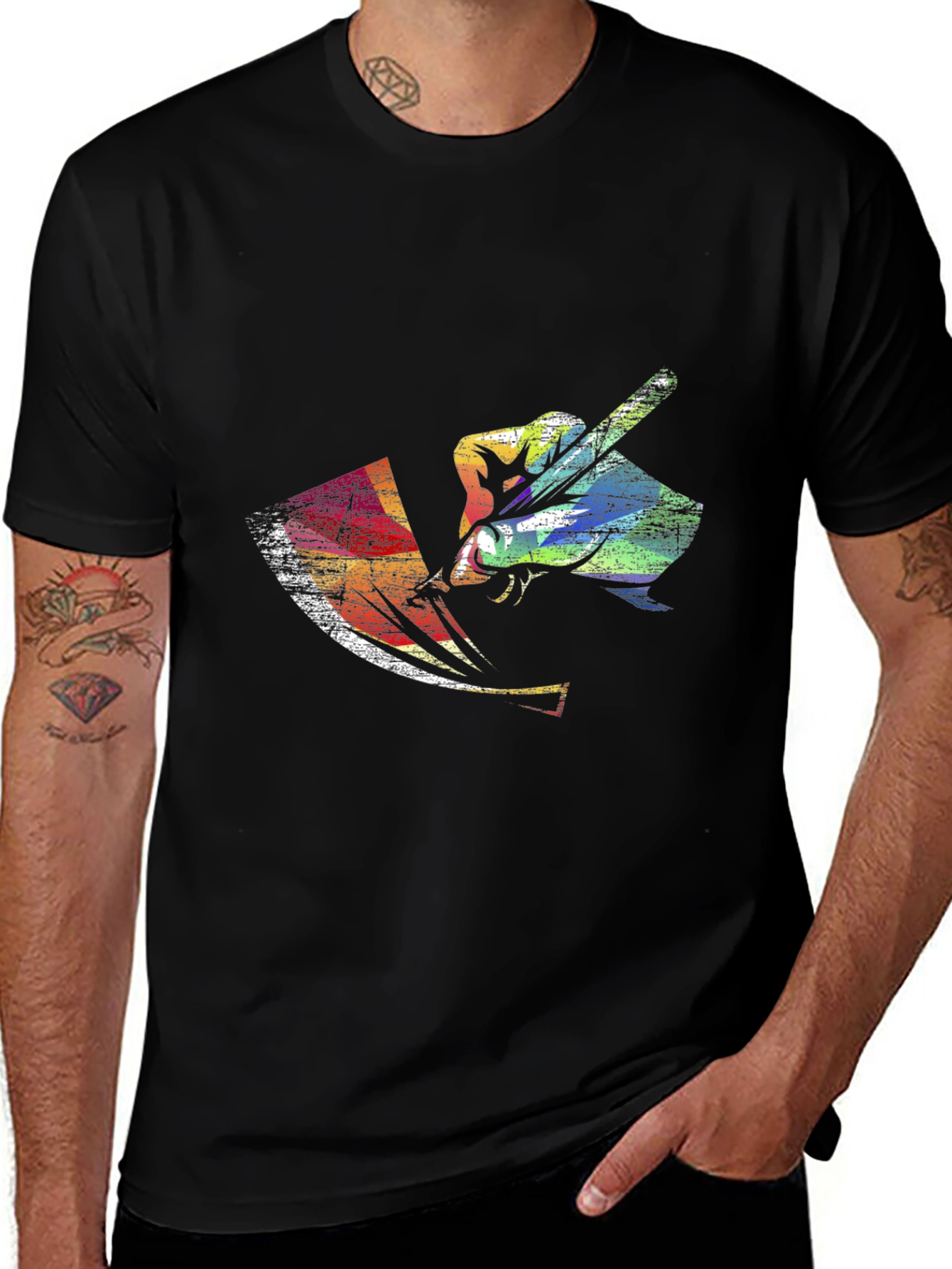 Variant 11 of Colorful Artist T-Shirt
