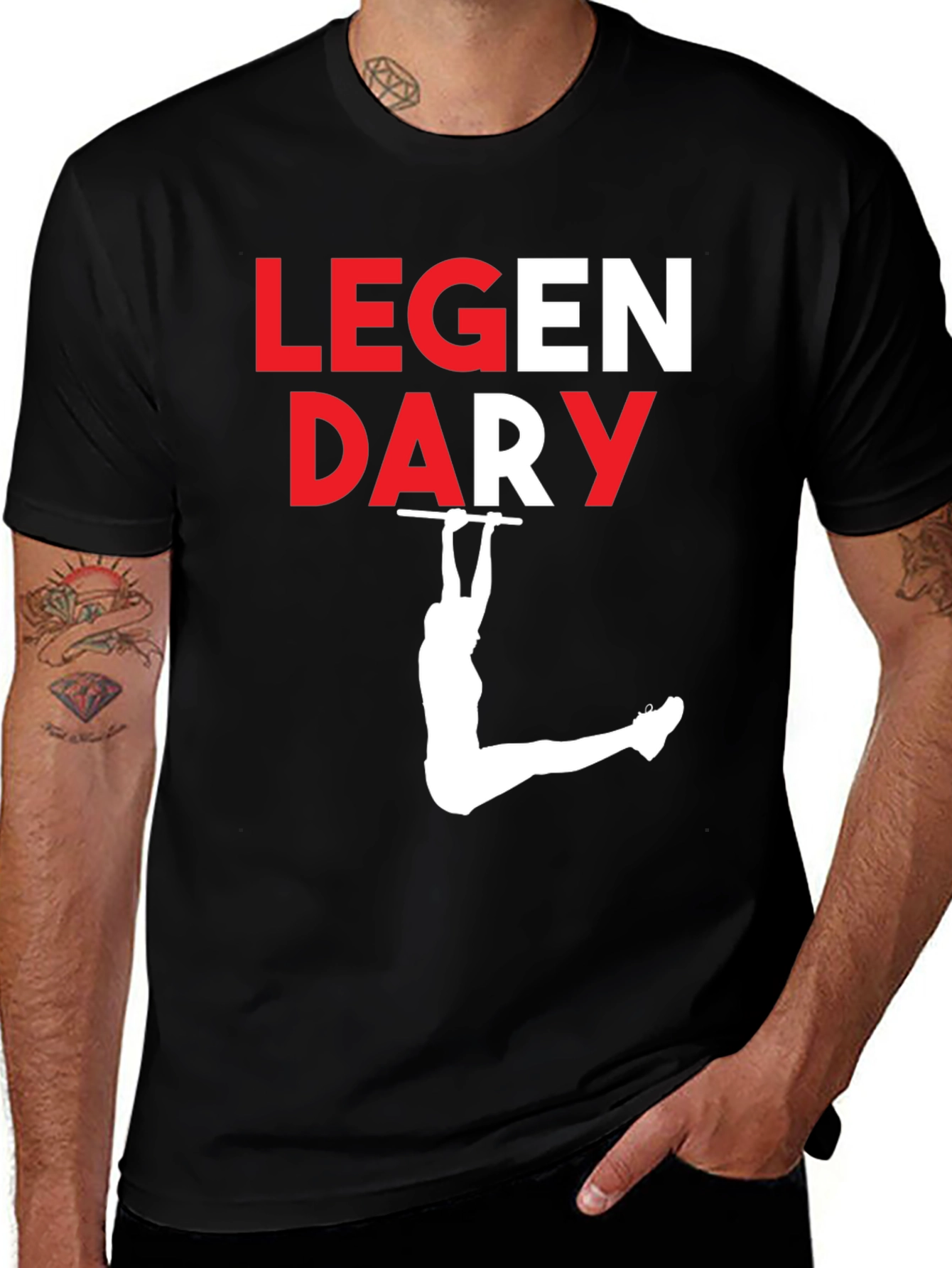 Variant 22 of Legendary Calisthenics Black Graphic Tee