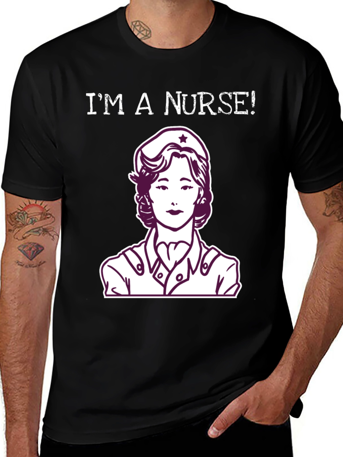 Variant 30 of I'm a Nurse! Graphic Tee