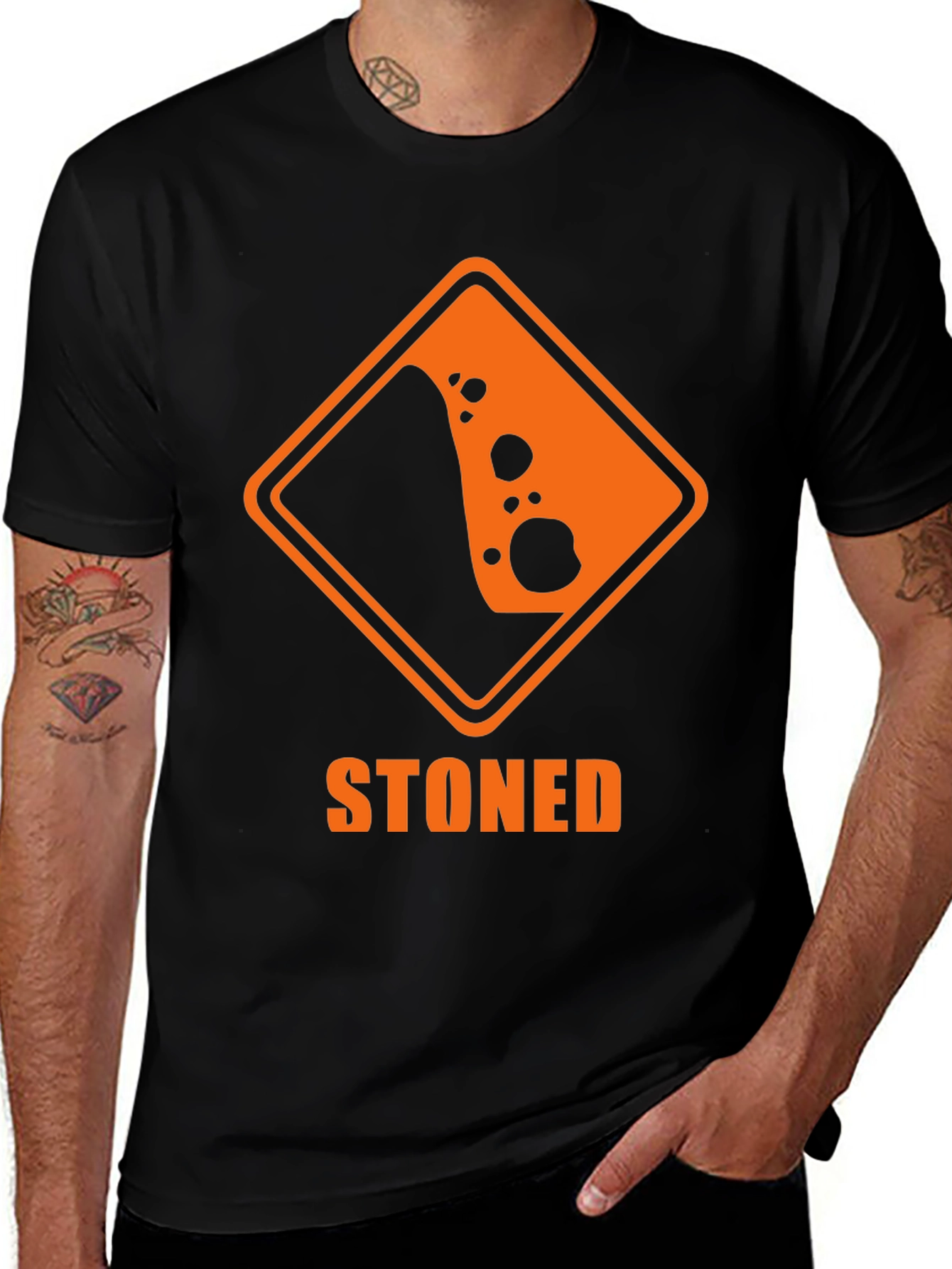 Variant 10 of Stoned Graphic Tee - Novelty Humor T-Shirt
