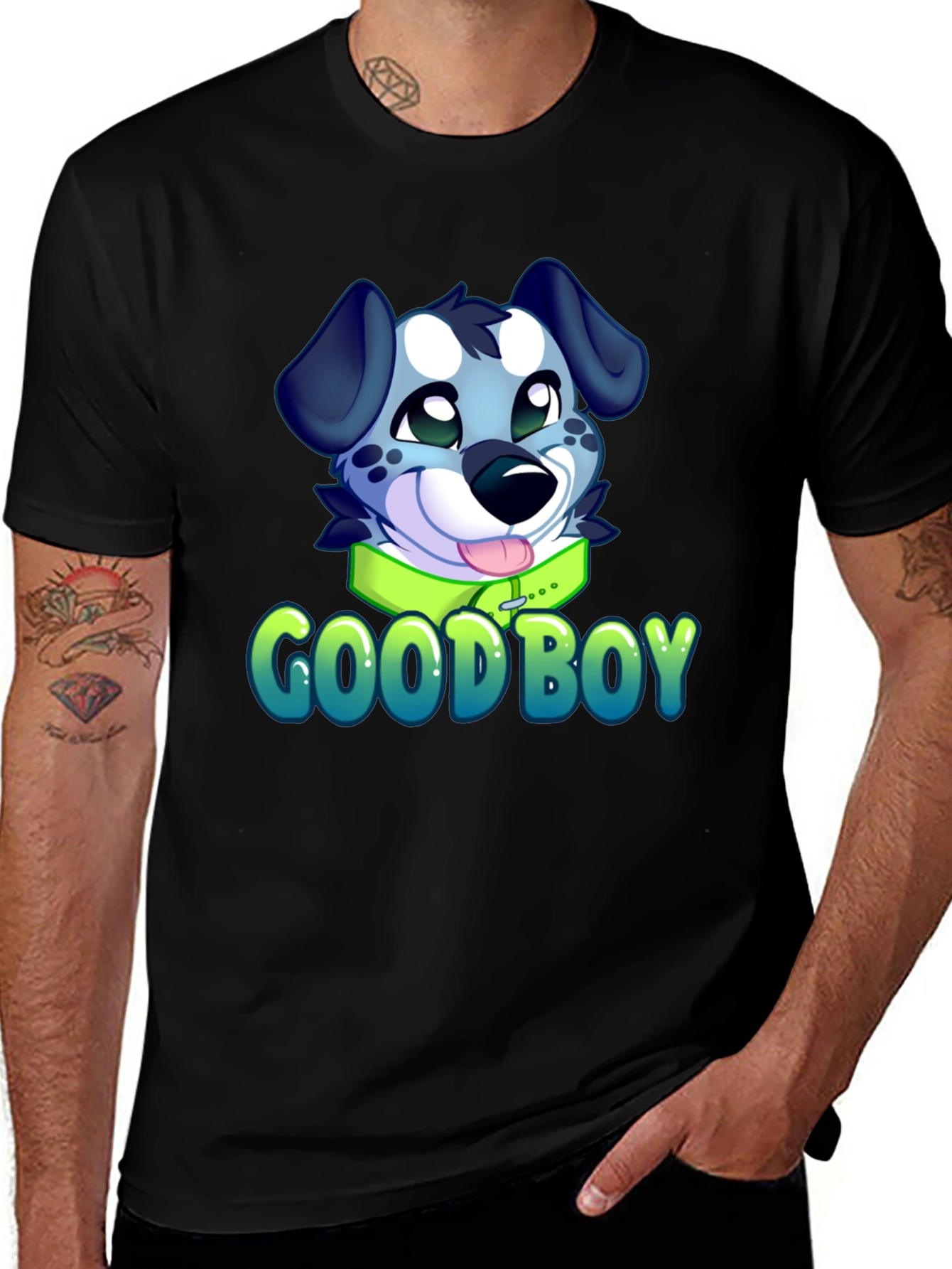 Variant 2 of Good Boy Dog Graphic T-Shirt - Soft & Stylish