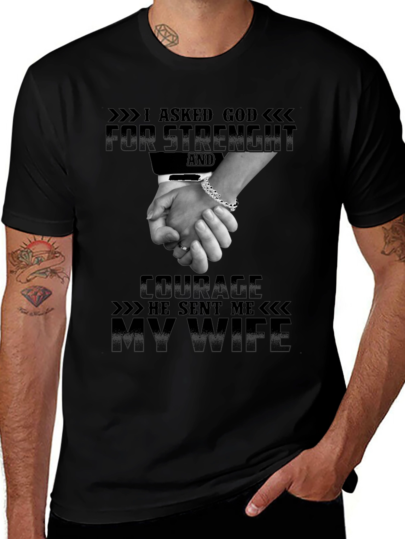 I Asked God For Strength T-Shirt