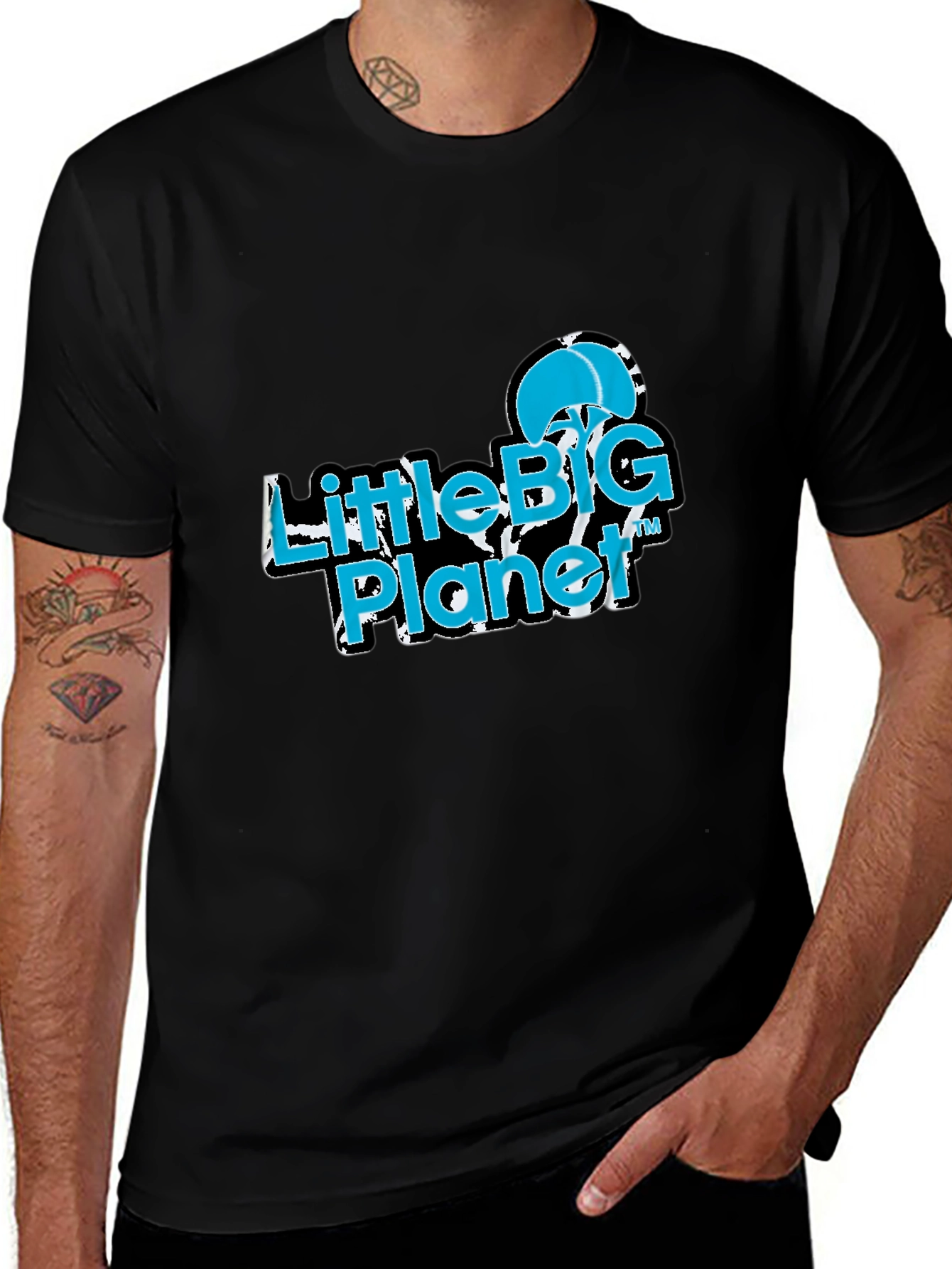 Variant 5 of Little Big Planet Black T-Shirt