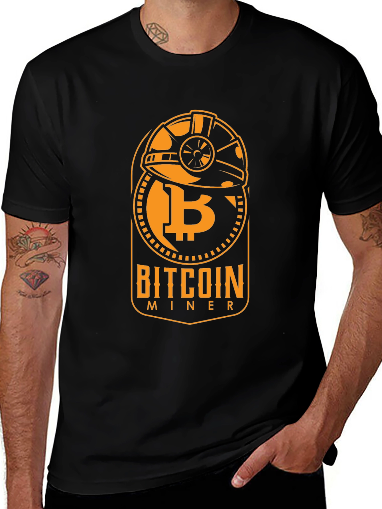 Variant 10 of Bitcoin Miner Graphic Tee - Crypto Enthusiast Apparel
