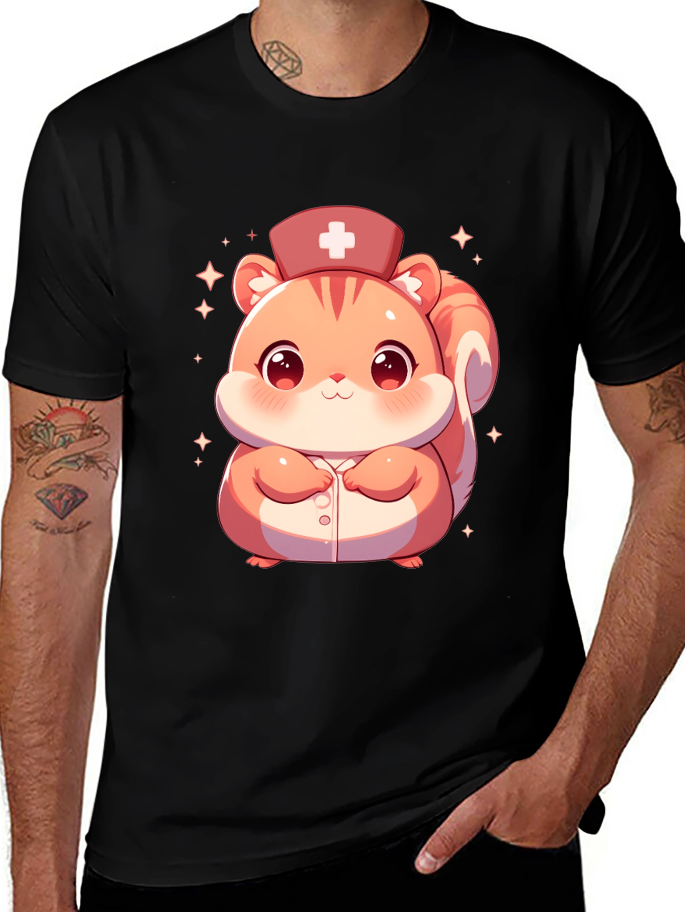 Variant 23 of Cute Nurse Squirrel T-Shirt