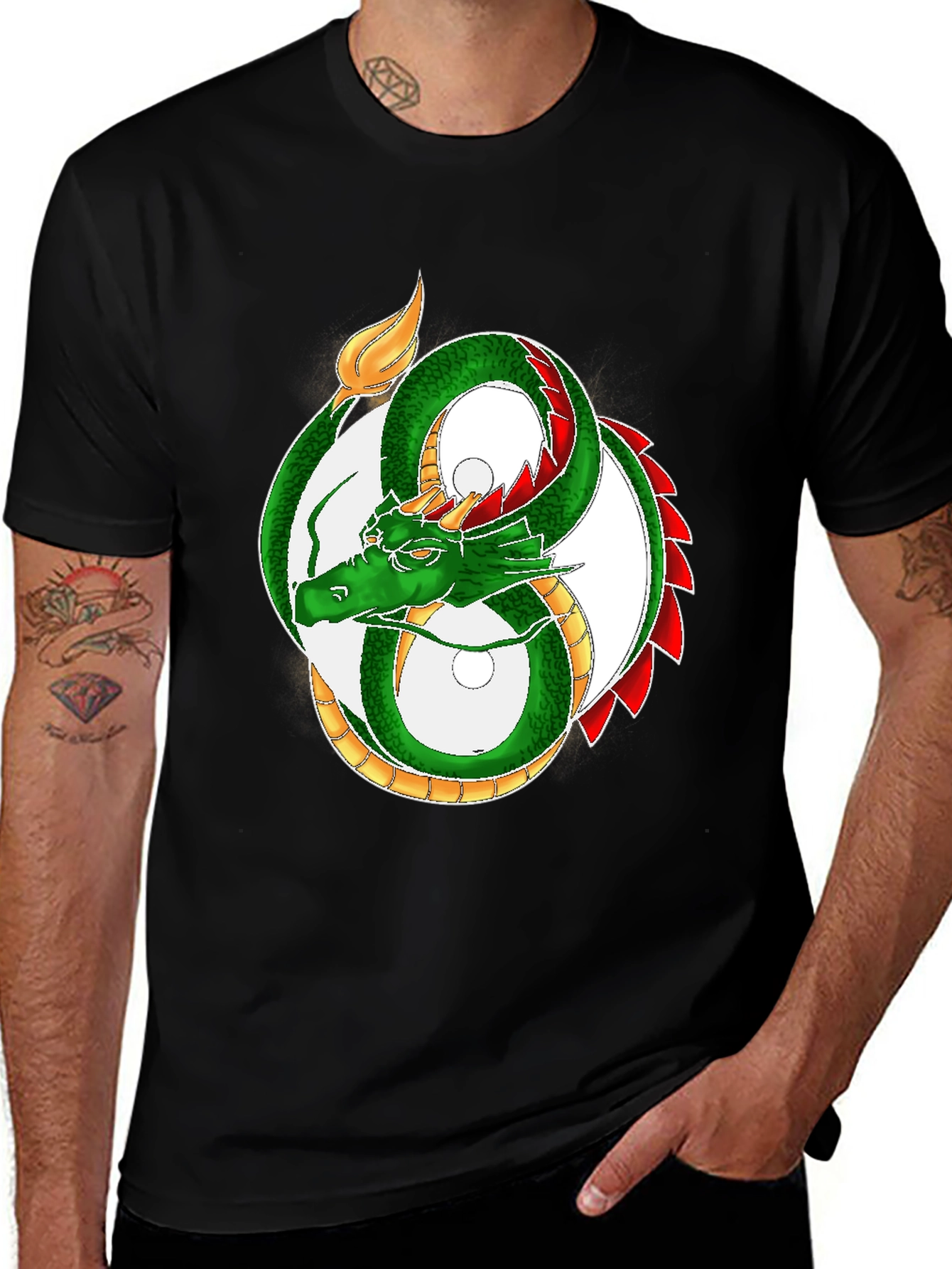 Dragon Ball Z Shenron Graphic Tee - Black