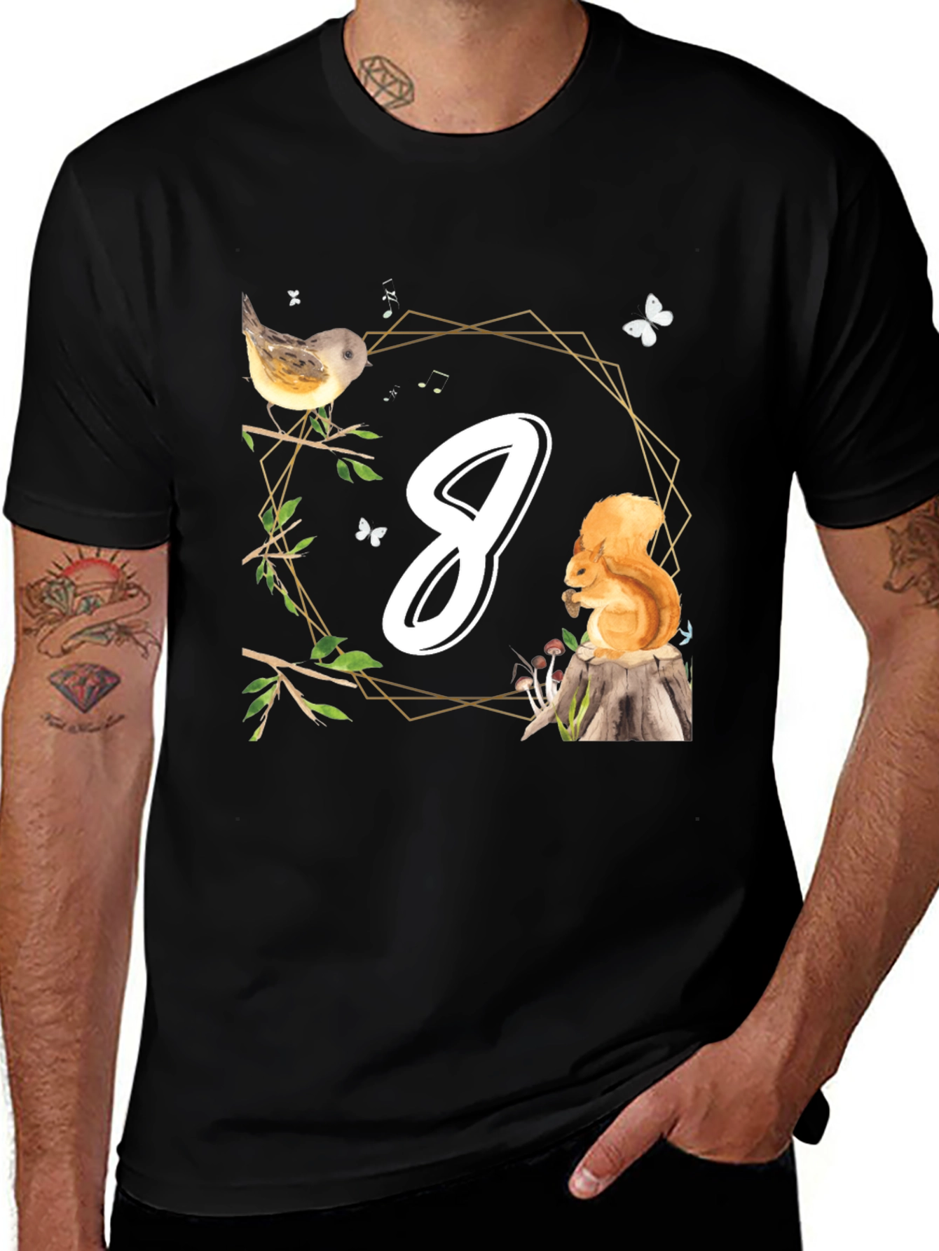 Variant 30 of Nature Number Eight Graphic Tee