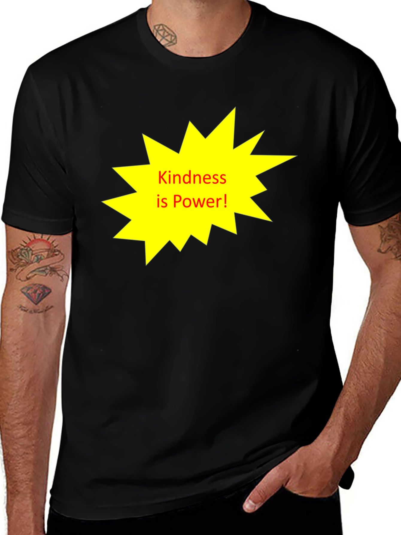 Variant 12 of Kindness is Power T-Shirt - Black